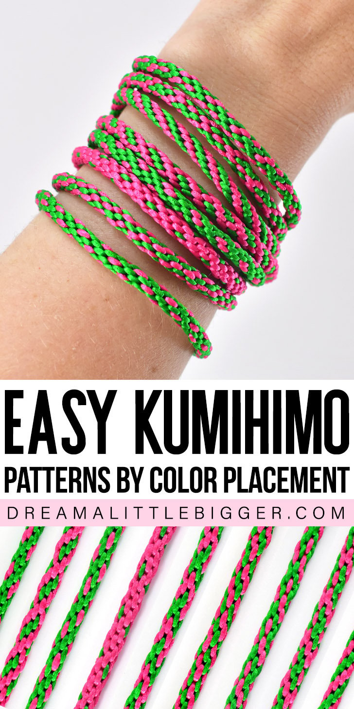 8 Strand Kumihimo Patternscolor Placement ⋆ Dream A Little Bigger pertaining to Printable Free 8 Strand Kumihimo Patterns