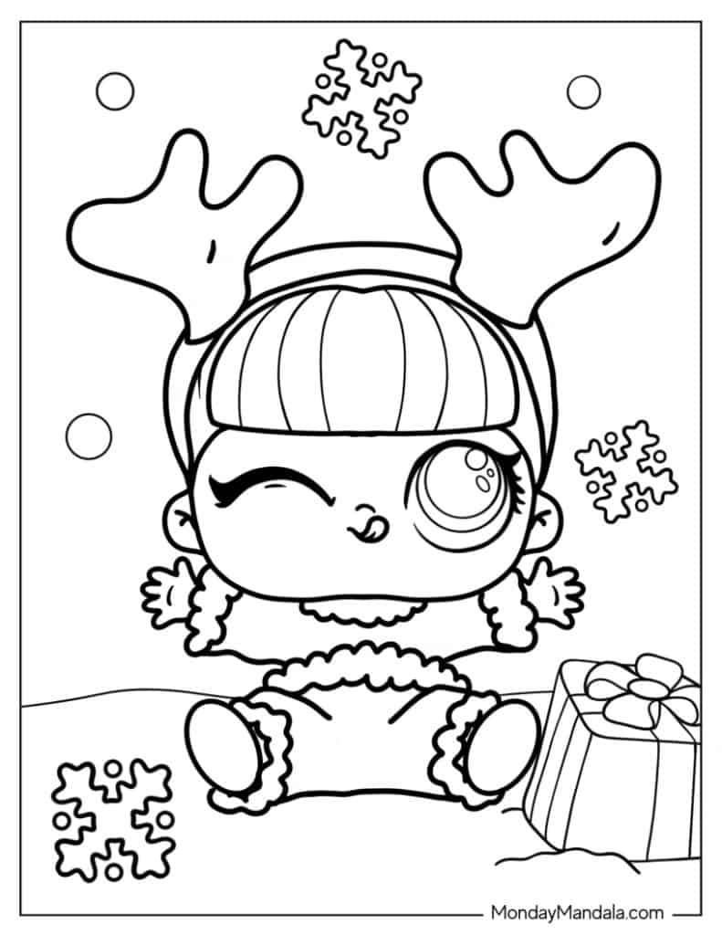 80 Lol Surprise Coloring Pages (Free Pdf Printables) for Lol Doll Coloring Pages Free Printable