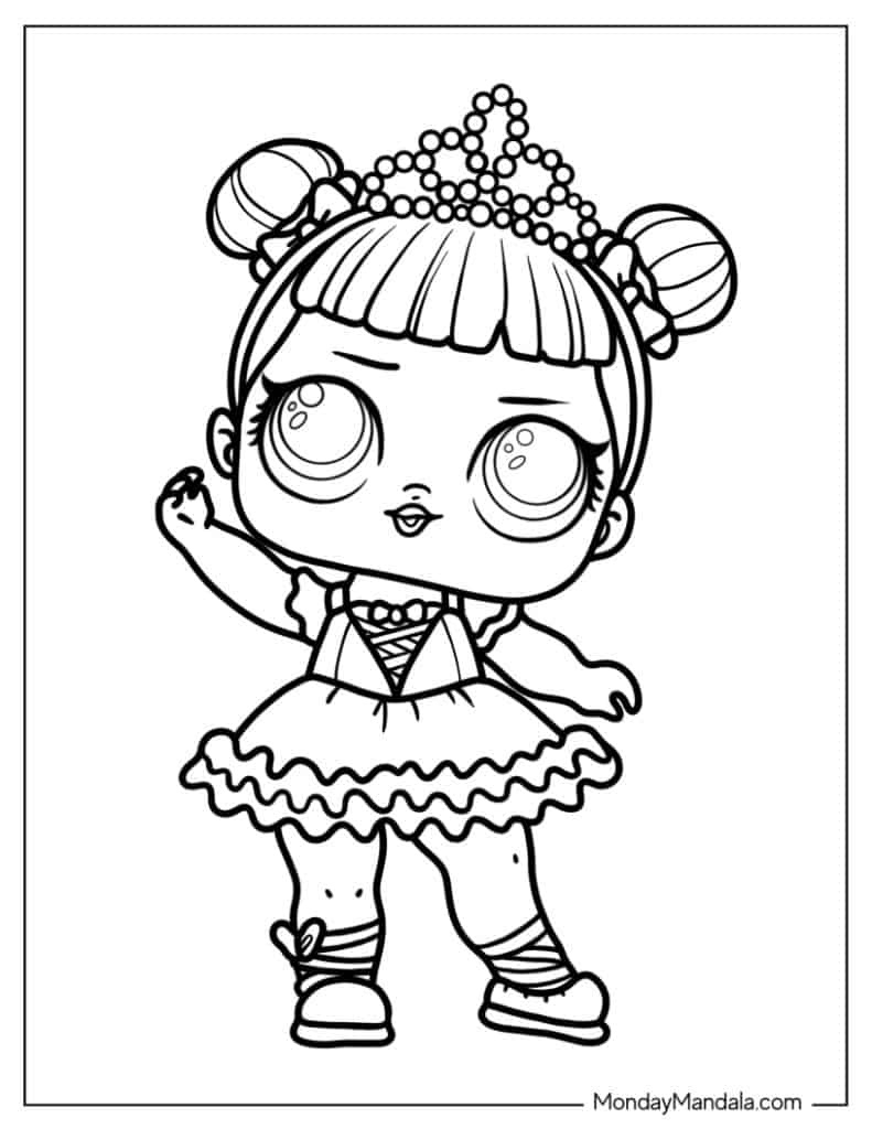 80 Lol Surprise Coloring Pages (Free Pdf Printables) within Lol Doll Coloring Pages Free Printable