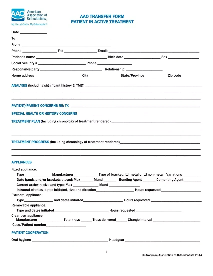 Aao Transfer Form ≡ Fill Out Printable Pdf Forms Online regarding Free Printable Aao Transfer Form