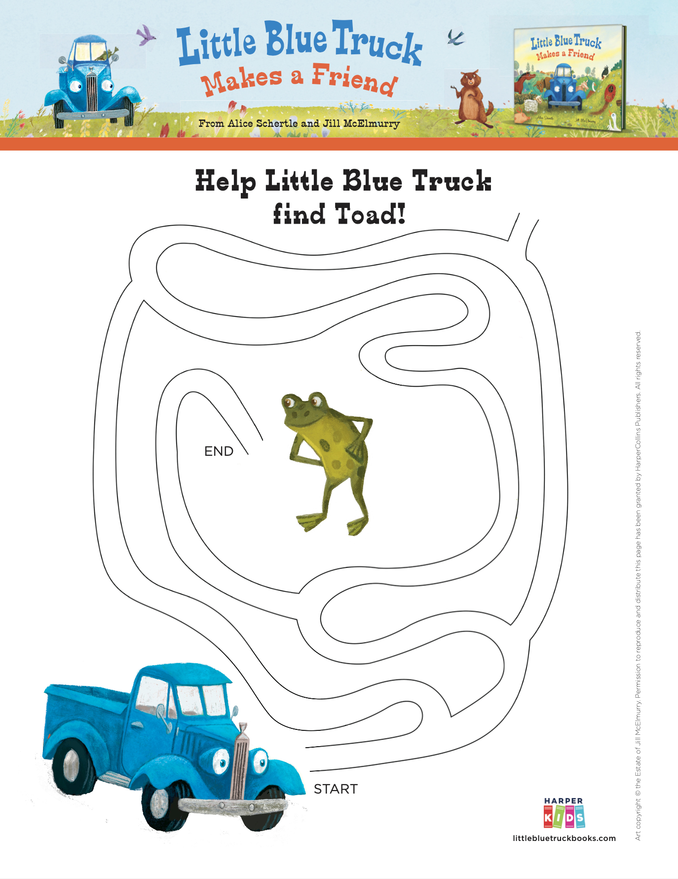 Activities - Fun Printables For Kids - Little Blue Truck with regard to Little Blue Truck Printables Free