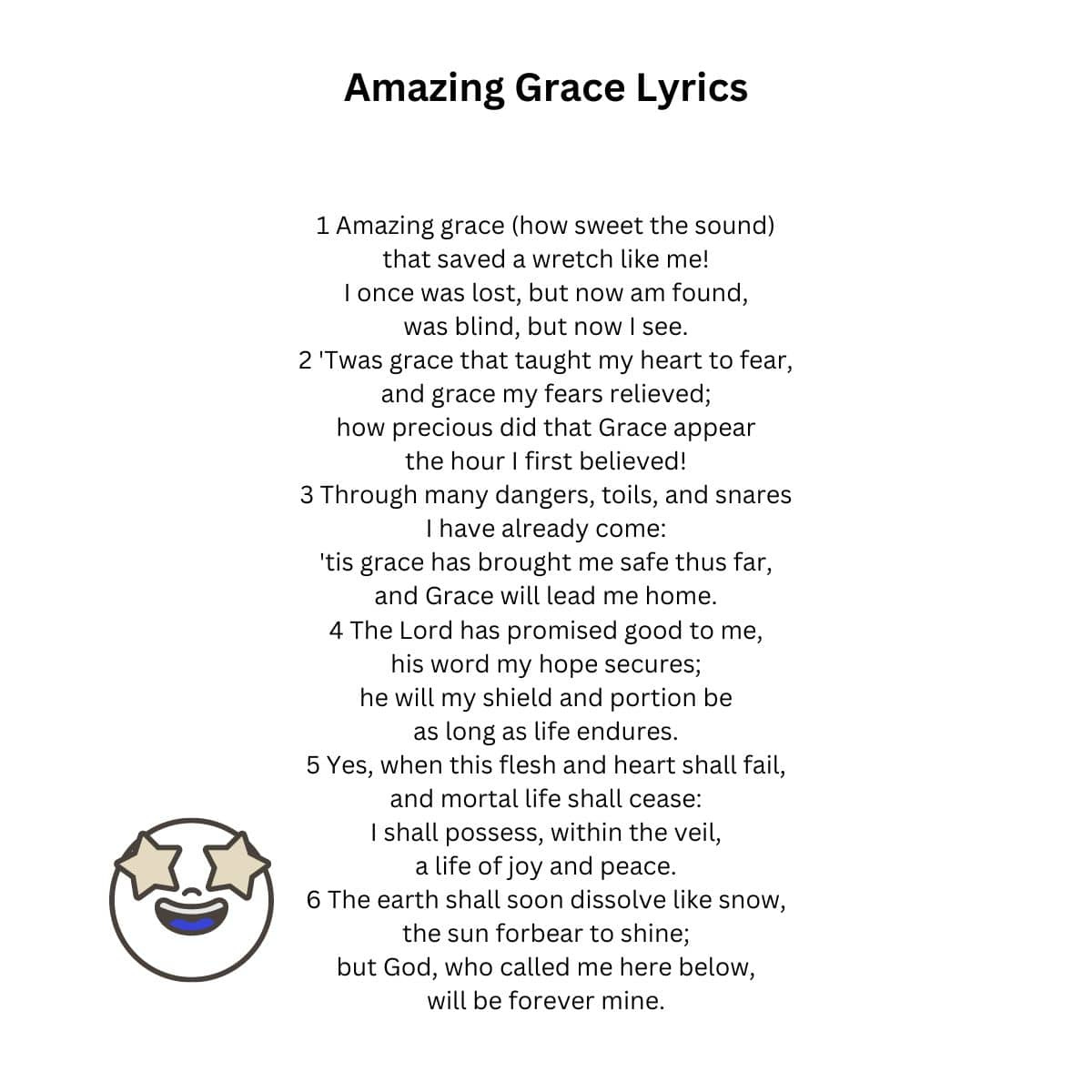 Amazing Grace: Lyrics, Pictures, Origin And More intended for Lyrics For Amazing Grace Printable