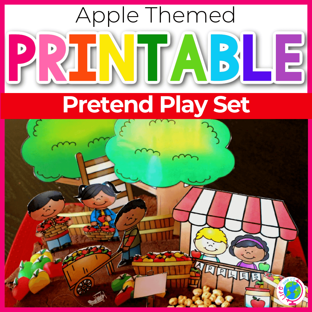 Apple Orchard: Free Play Dough Set - Life Over C&amp;#039;S for Apple Orchard Dramatic Play Free Printables