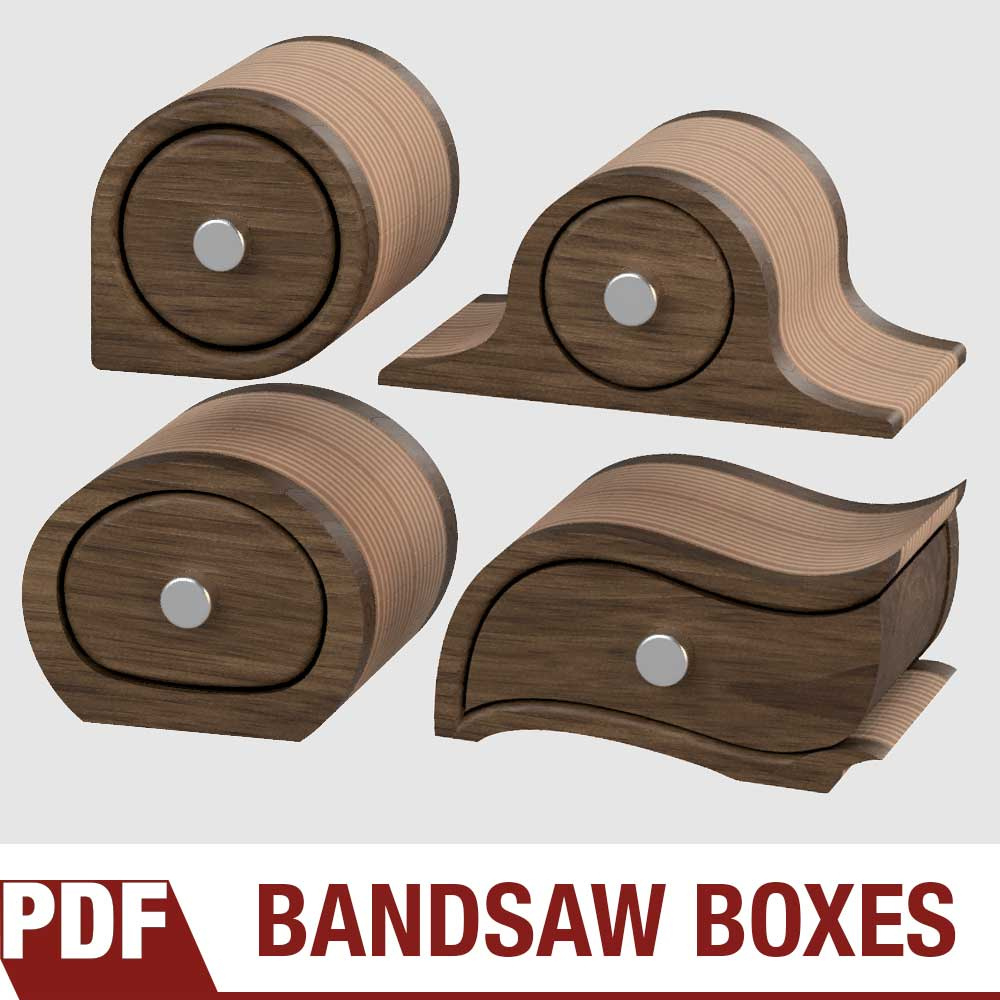Bandsaw Box Templates with Free Printable Bandsaw Box Templates
