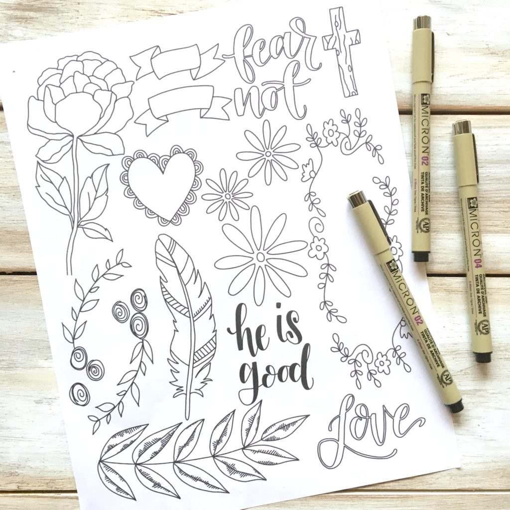 Bible Journaling When You Are Not Artistic - Plus A Free Printable with Free Printables For Bible Journaling