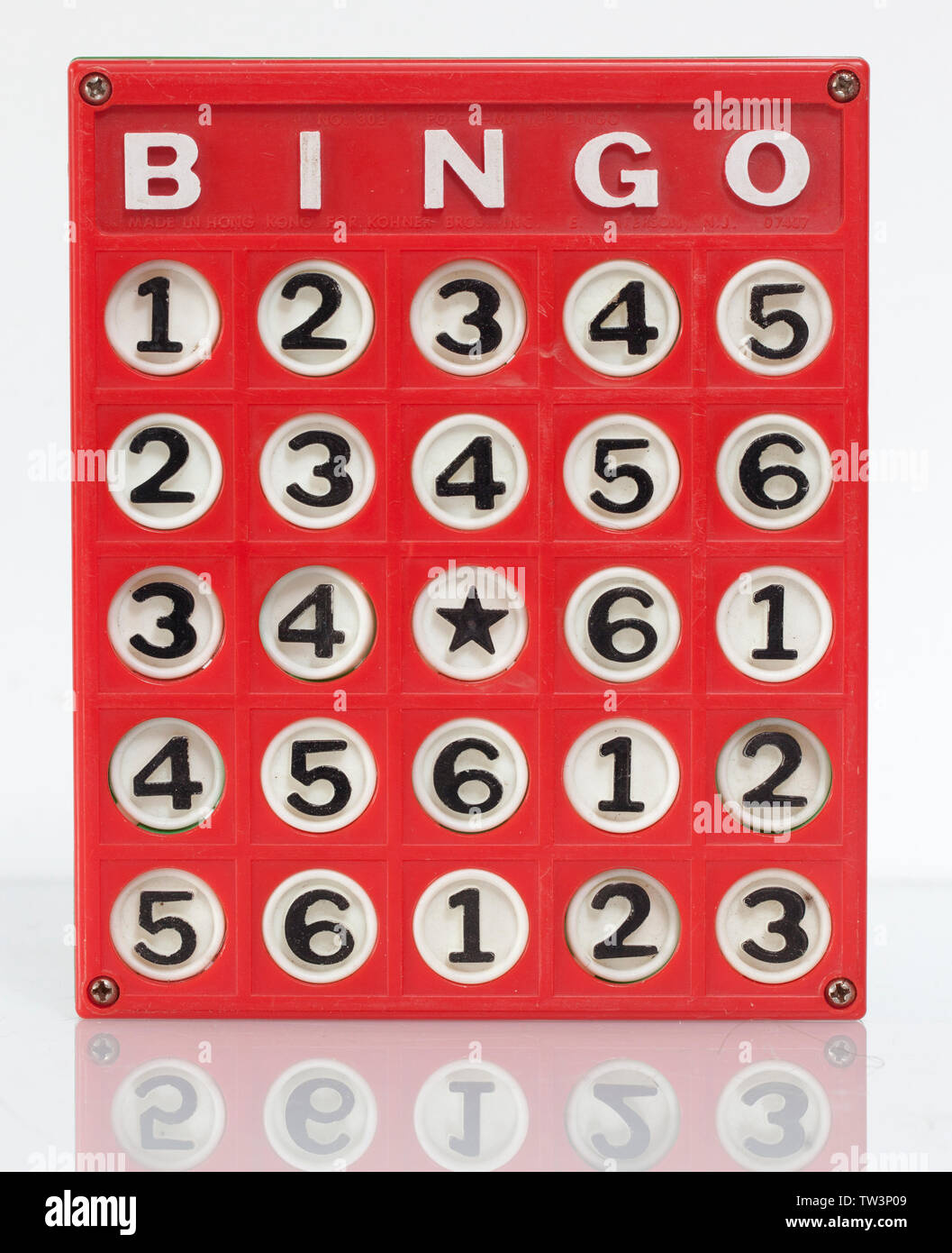 Bingo Call Number Hi-Res Stock Photography And Images - Alamy inside On Patrol Bingo Card Generator