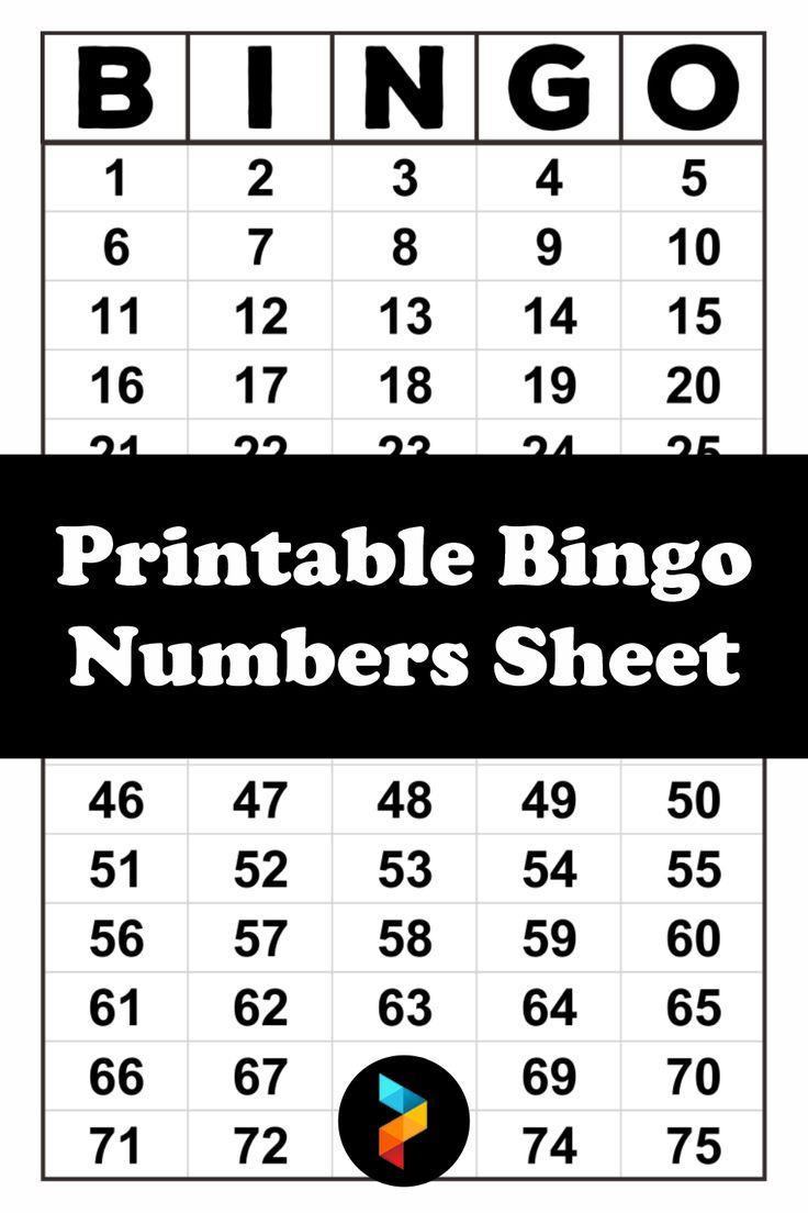 Bingo Numbers Sheet - 10 Free Pdf Printables | Printablee in Free Printable Bingo Cards Numbers