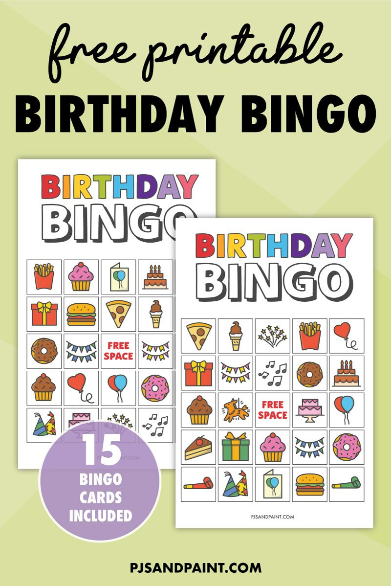 Birthday Bingo Printable (#1 Best Free Printable Birthday Game) pertaining to Free Printable Birthday Bingo Cards For Adults