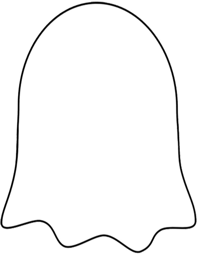 Blank Ghost Template - Rooftop Post Printables regarding Ghost Template Free Printable