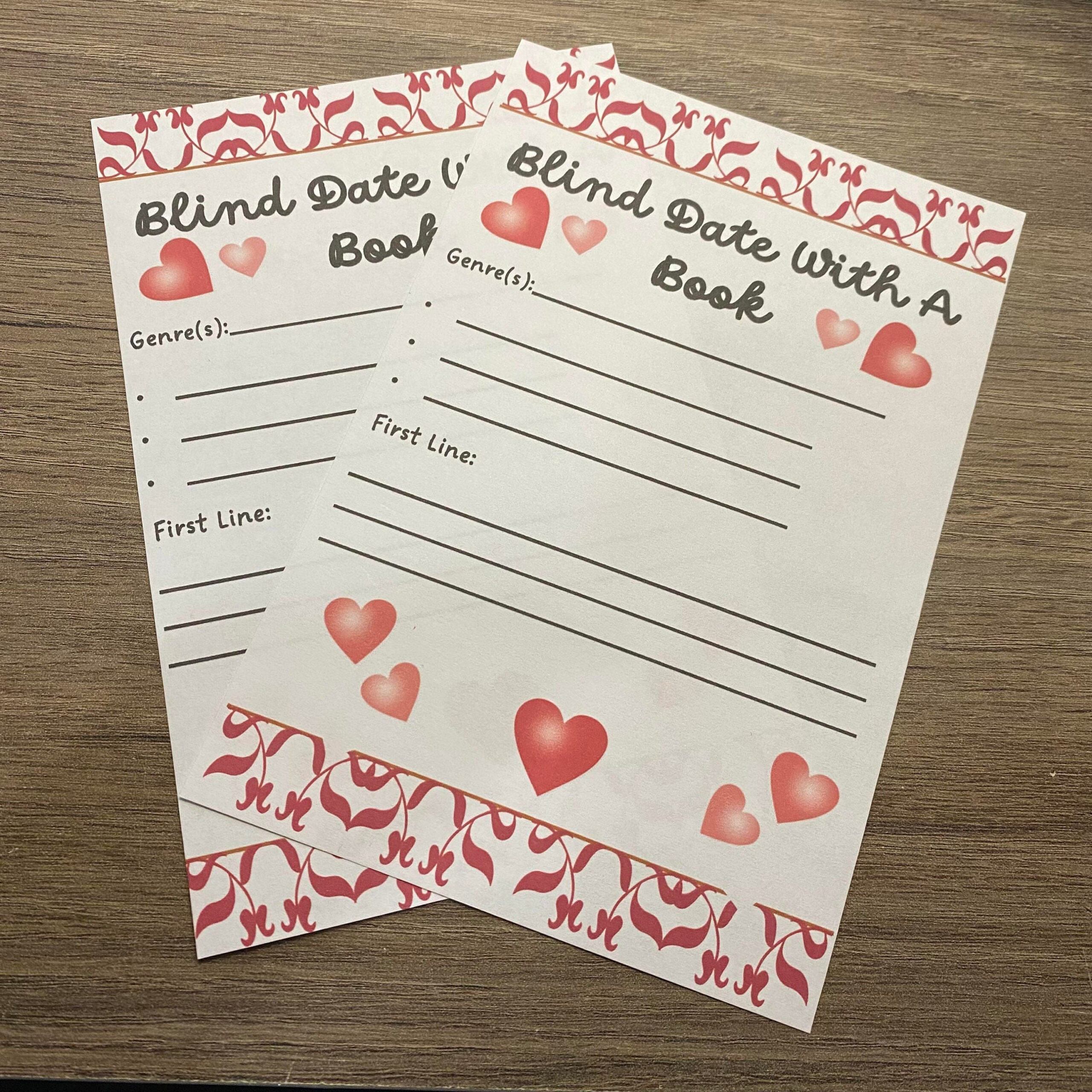 Blind Date With A Book Labels Printables - Etsy Australia pertaining to Printable Blind Date with a Book