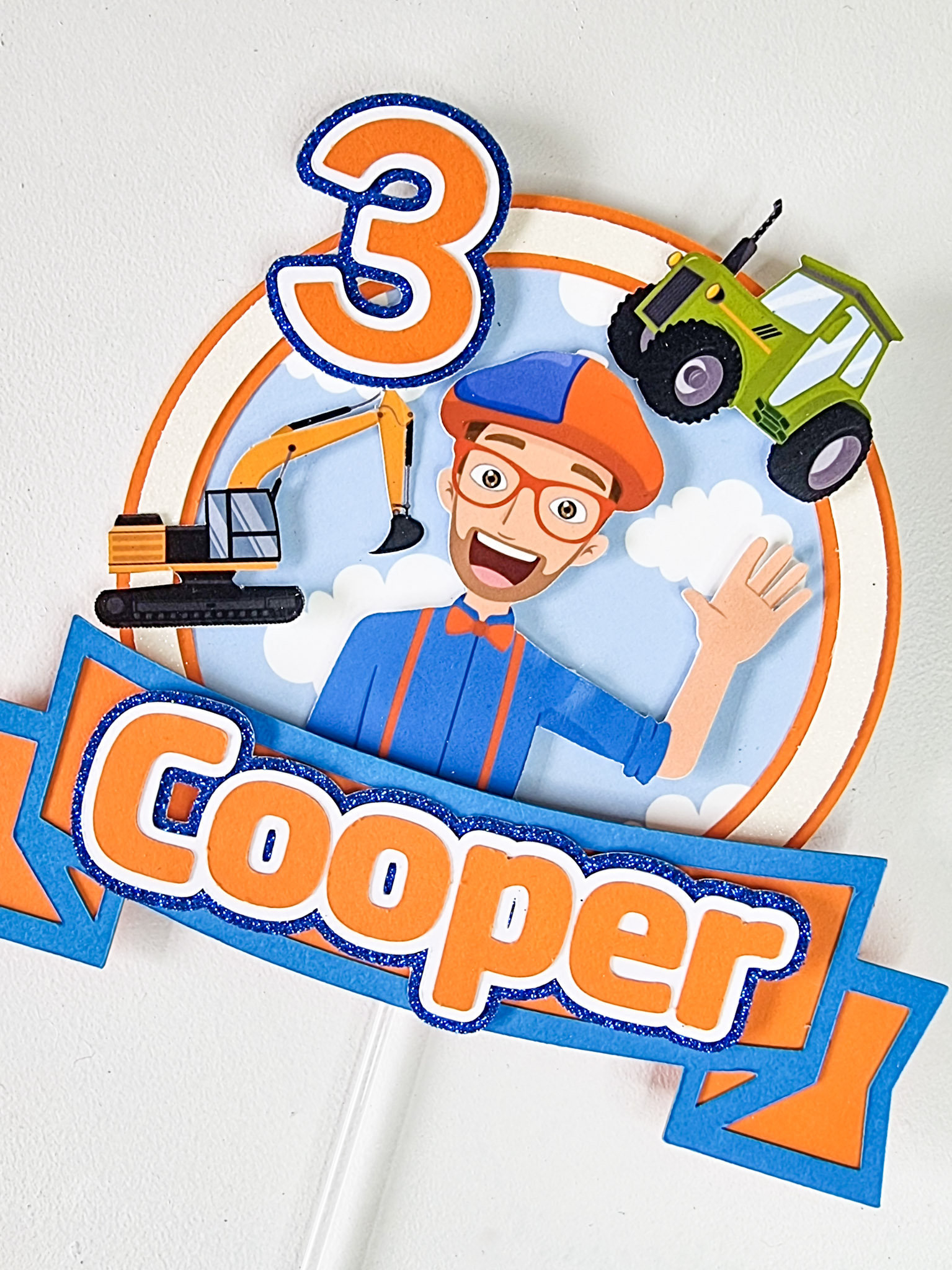 Blippi Cake Topper/Cake Decoration/Kids Birthday/Kids Party intended for Blippi Cake Topper Printable Free