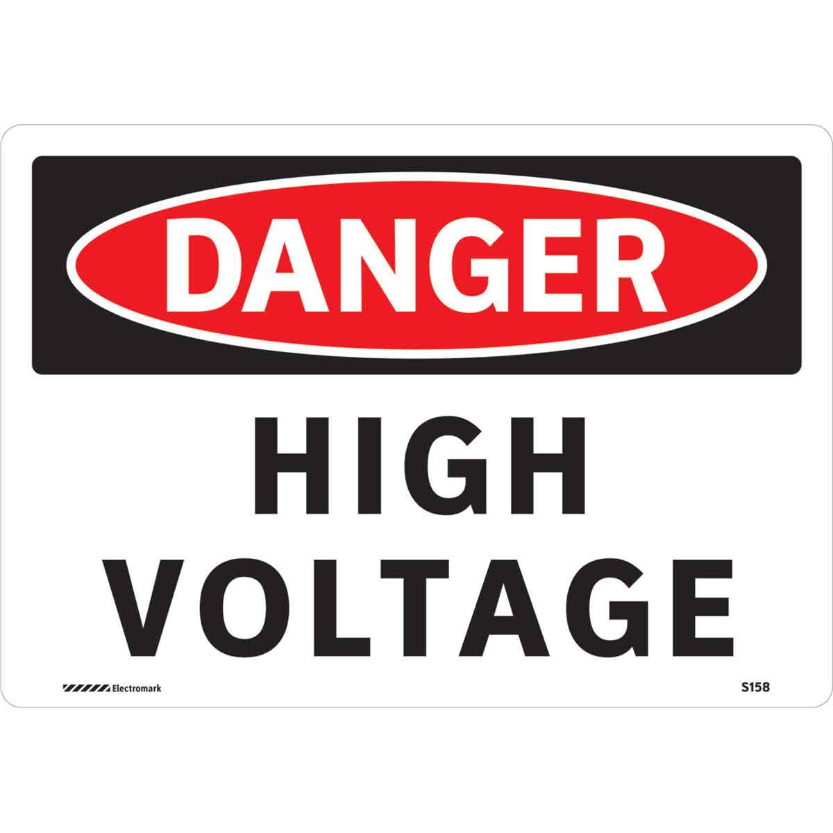 Brady Part: 102485 | Danger High Voltage Sign | Bradyid with regard to Printable Danger High Voltage Sign