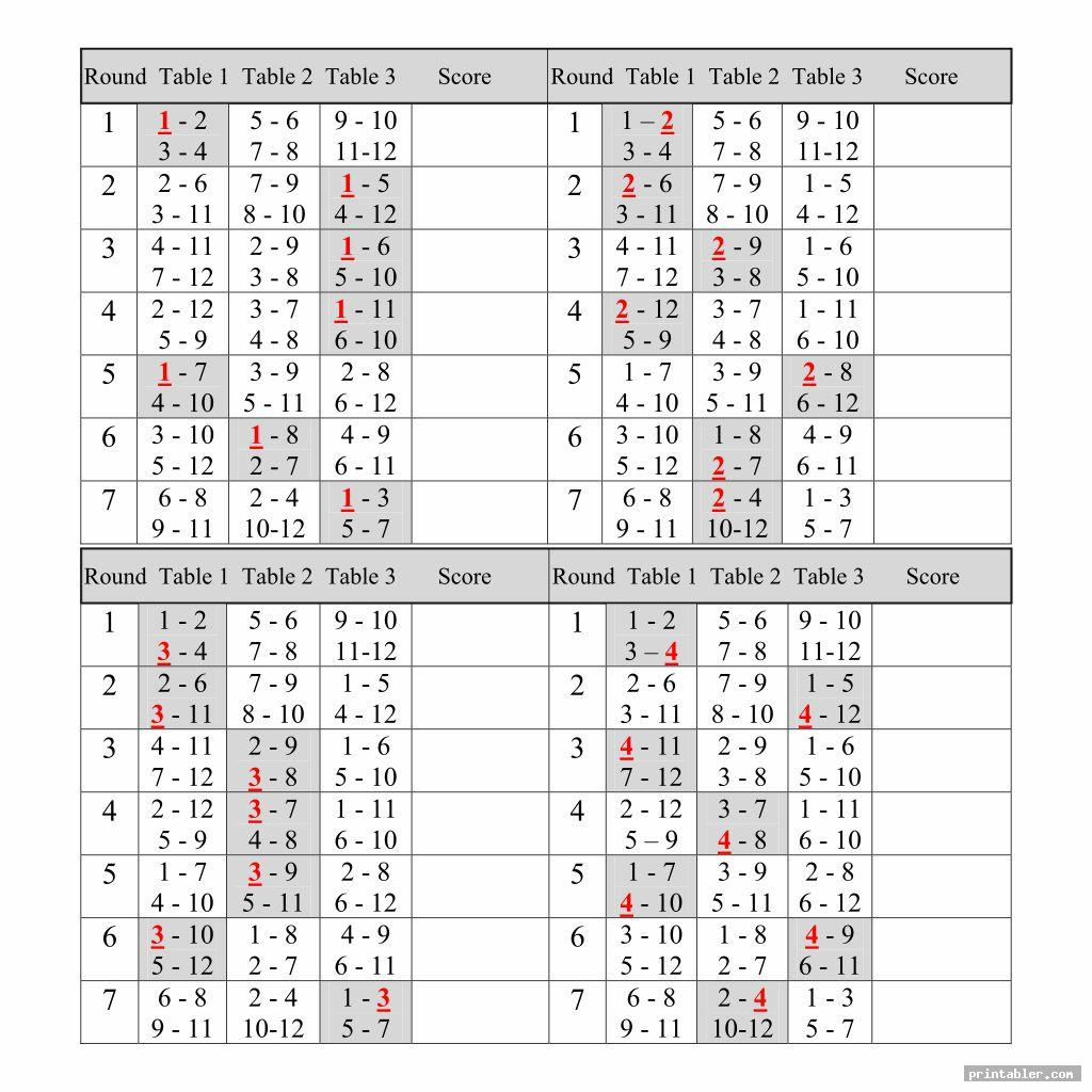 Bridge Tally Cards Printable regarding Free Printable Bridge Tallies For 3 Tables