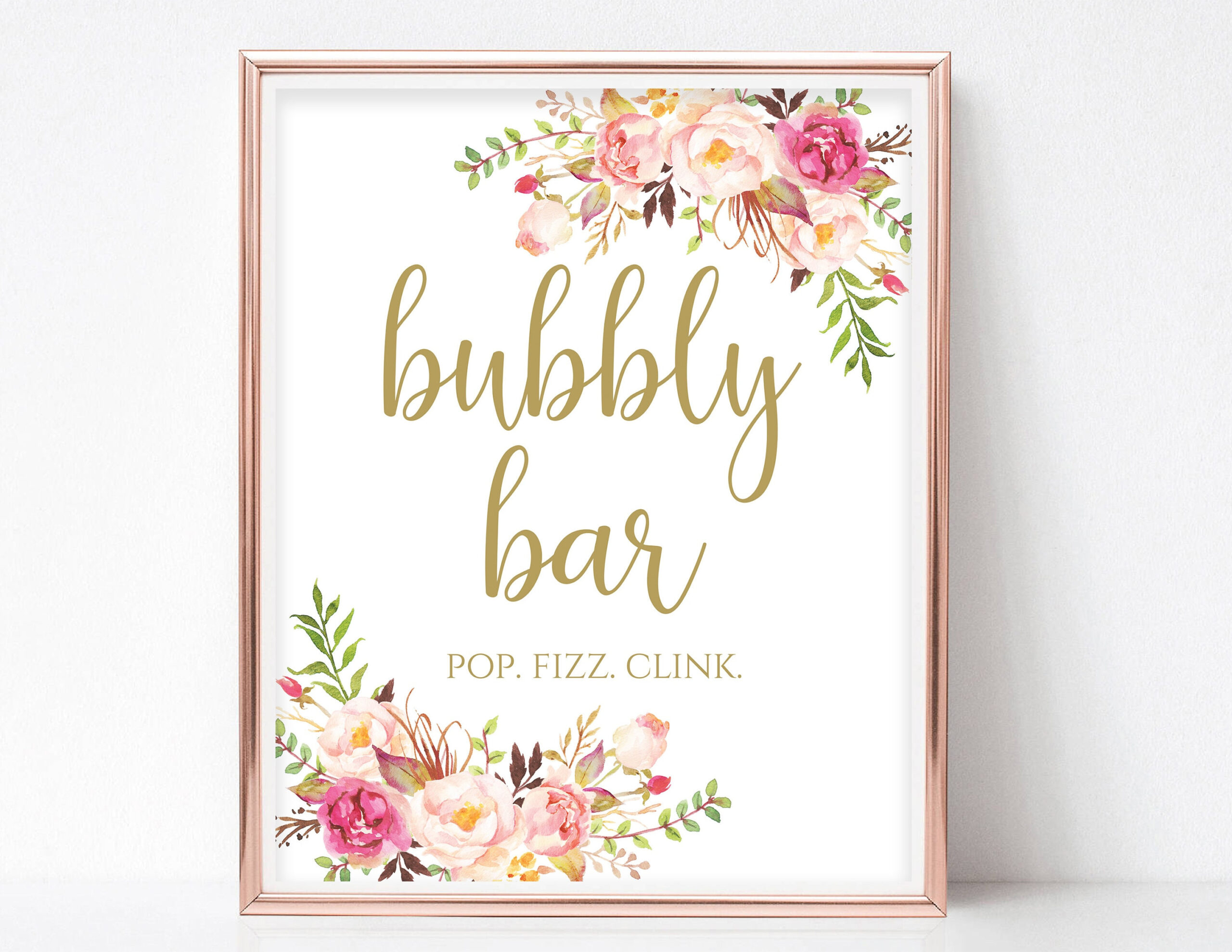 Bubbly Bar Printable Bubbly Bar Zeichen Druckbare Bar Schilder Pop pertaining to Bubbly Bar Sign Printable Free