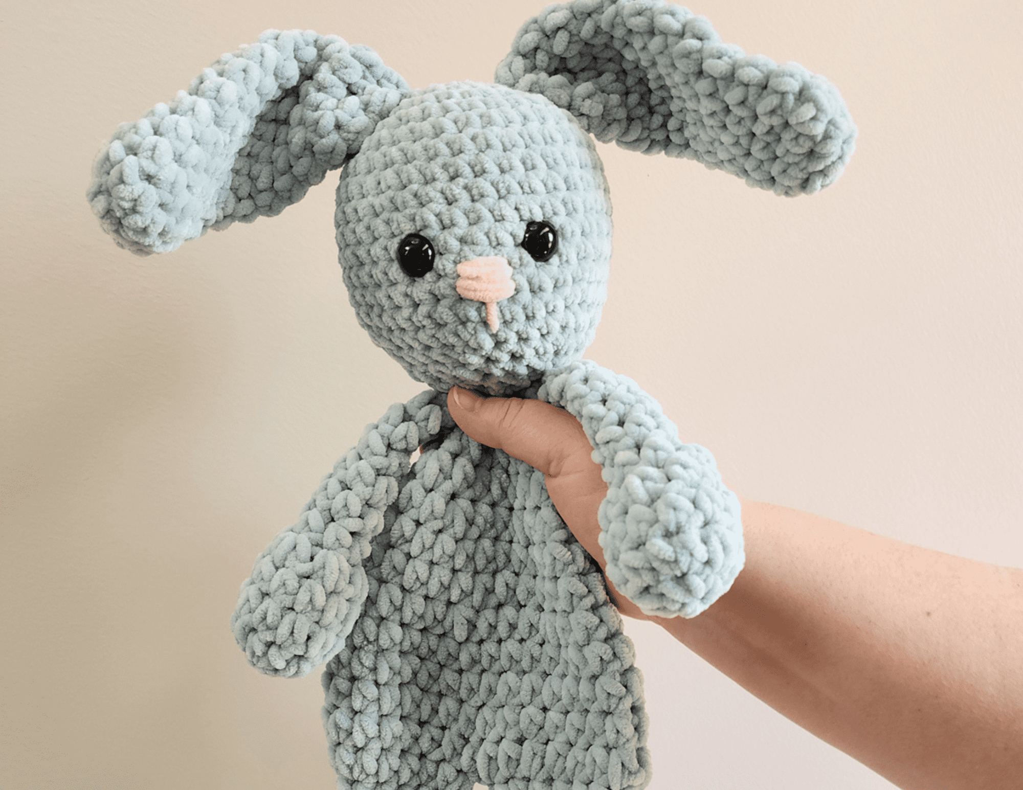 Bunny Crochet Snuggler - Crochet 365 Knit Too with regard to Free Printable Crochet Bunny Pattern