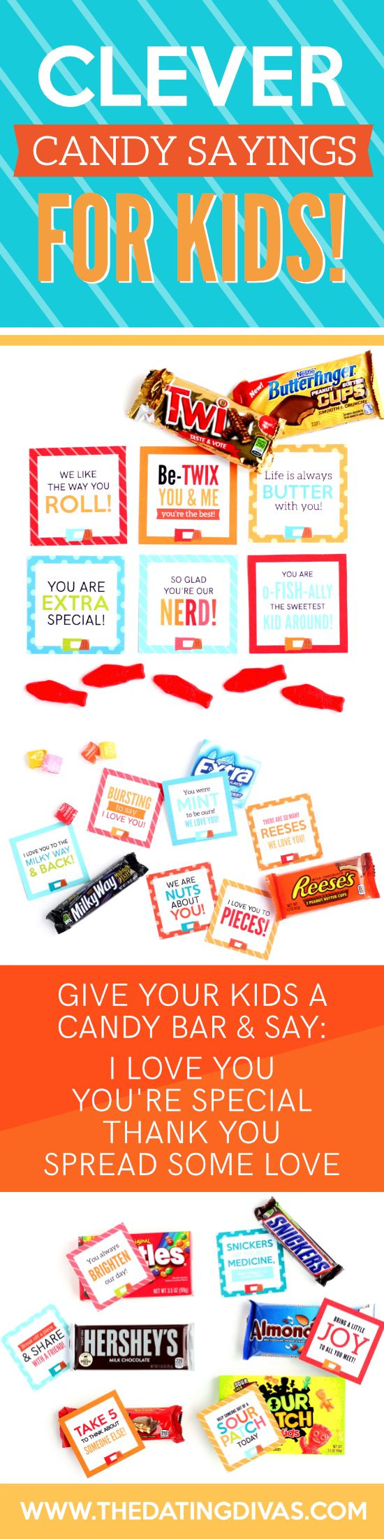 Candy Bar Sayings For Kids for Free Printable Candy Bar Sayings