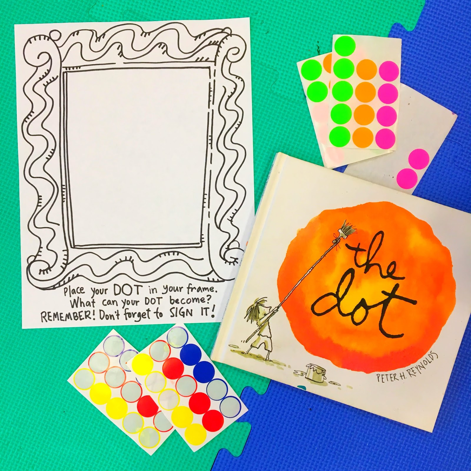 Cassie Stephens: Dot Day Activity Sheet! within Classroom Dot Day Printables