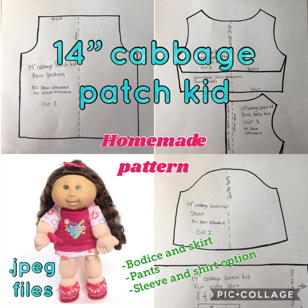 Category: Sewing - Flotsam &amp;amp; Jetsam throughout Free Printable Cabbage Patch Doll Patterns