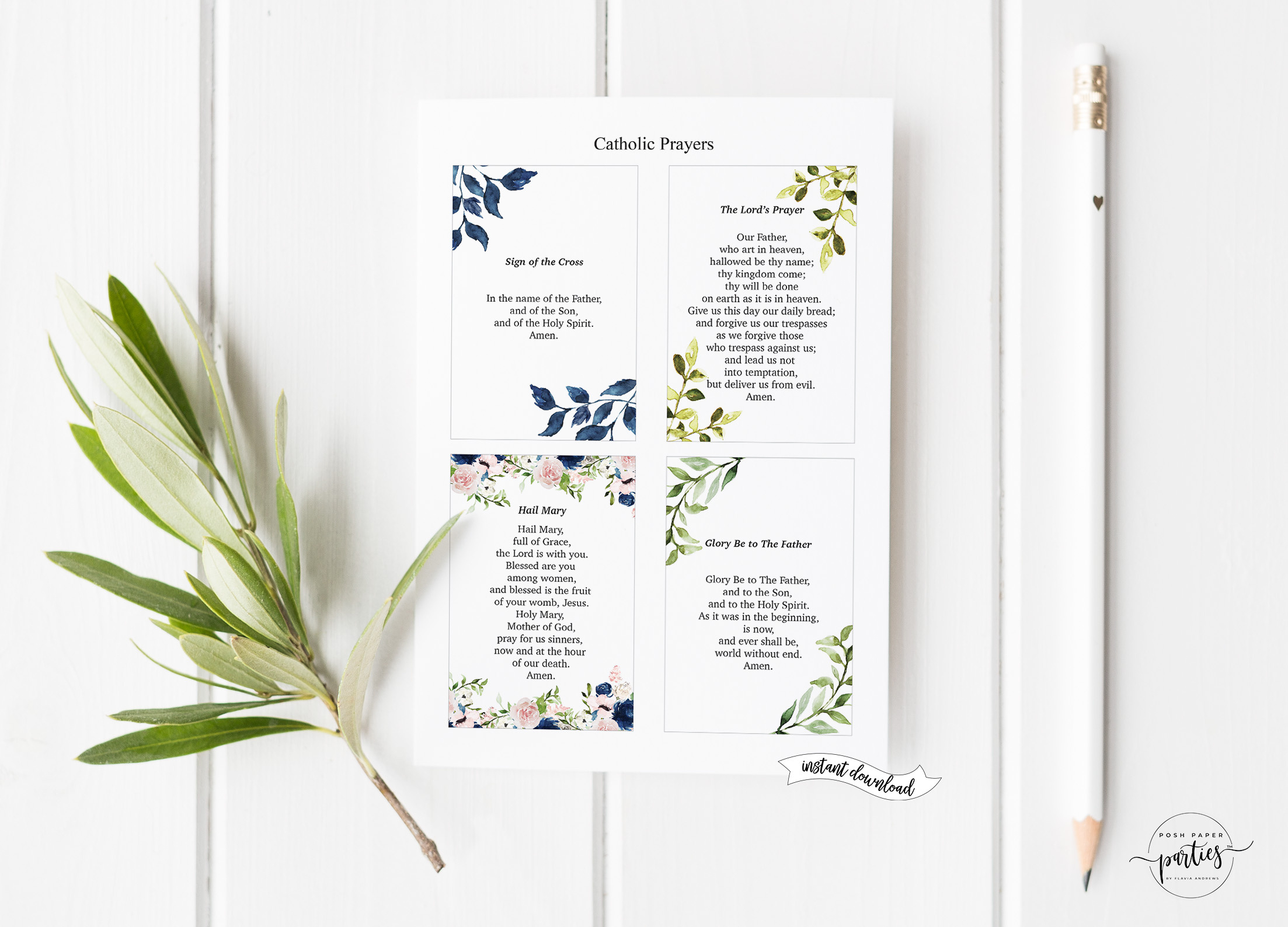 Catholic Prayers For First Communion Preparation | Free Printable for Printable First Communion Prayers