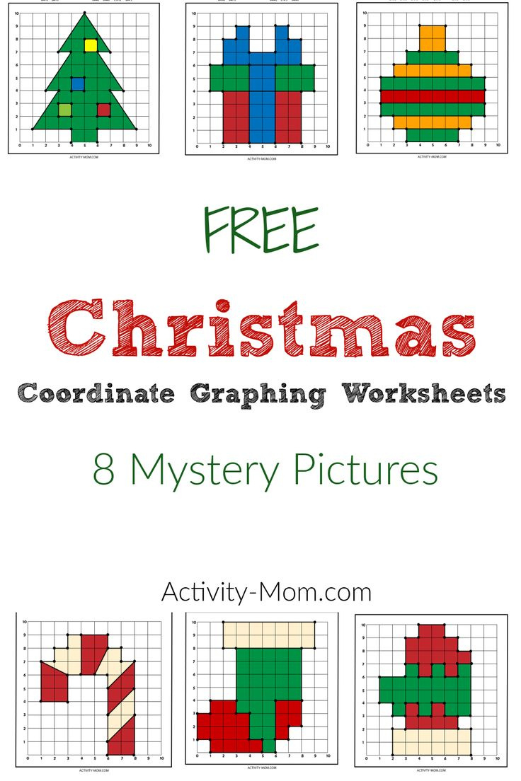 Christmas Coordinate Plane Graphing with regard to Free Printable Christmas Coordinate Graphing Pictures Worksheets