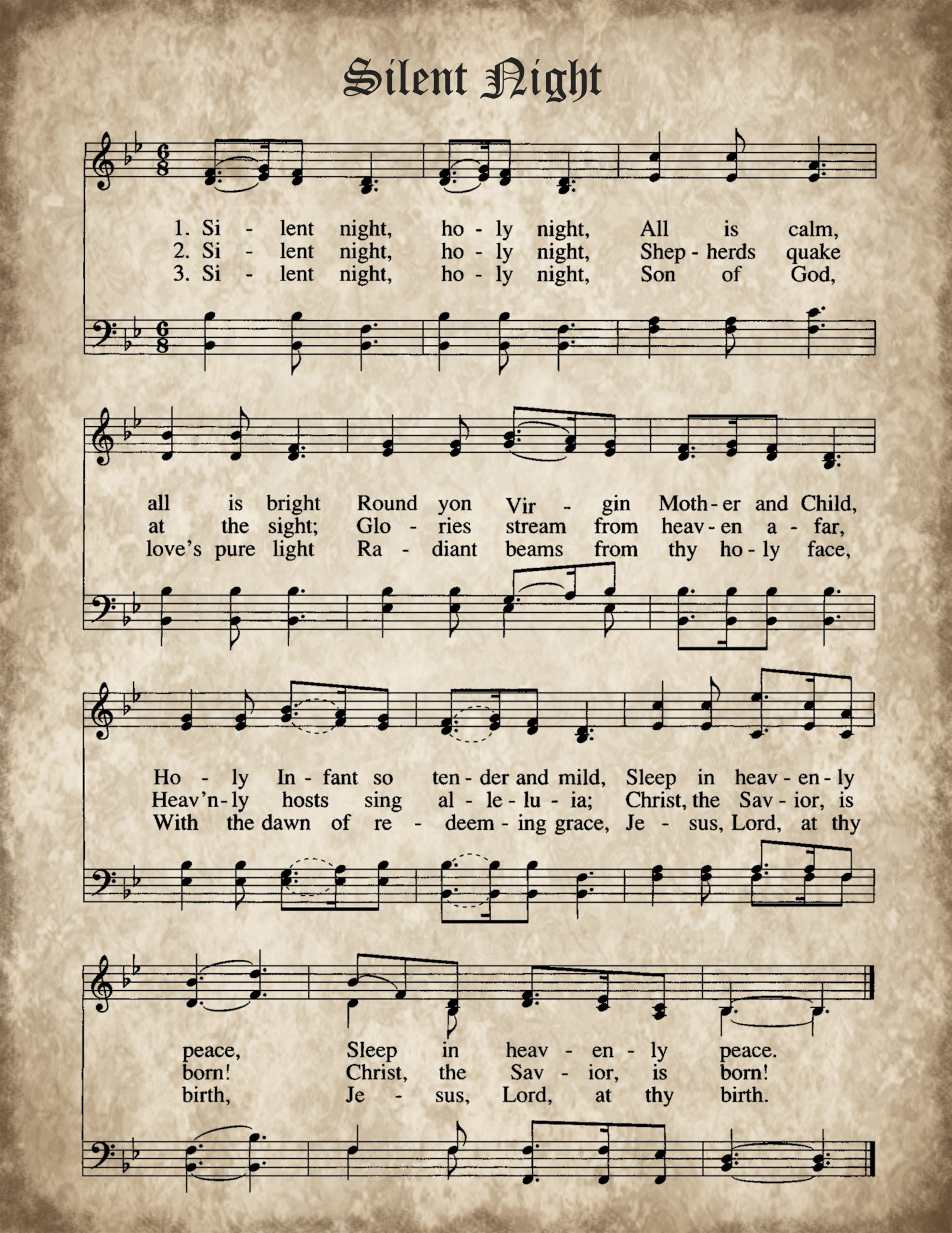 Christmas Music Pages - Loads Of Free Pages! - Knick Of Time for Old Fashioned Free Printable Vintage Christmas Sheet Music