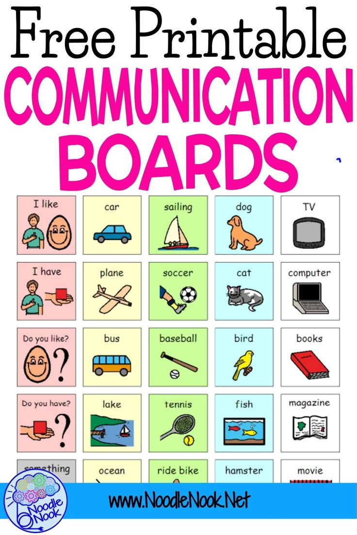 Communication Boards- Printable And Free throughout Free Pecs Printables