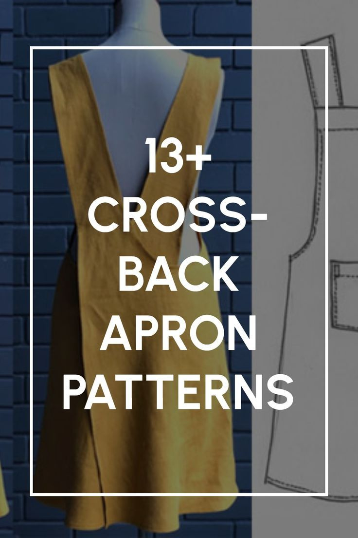 Cross-Back &amp;#039;Japanese&amp;#039; Apron Sewing Patterns, Inc. Free Pdf Patterns! with Free Printable Japanese Apron Pattern