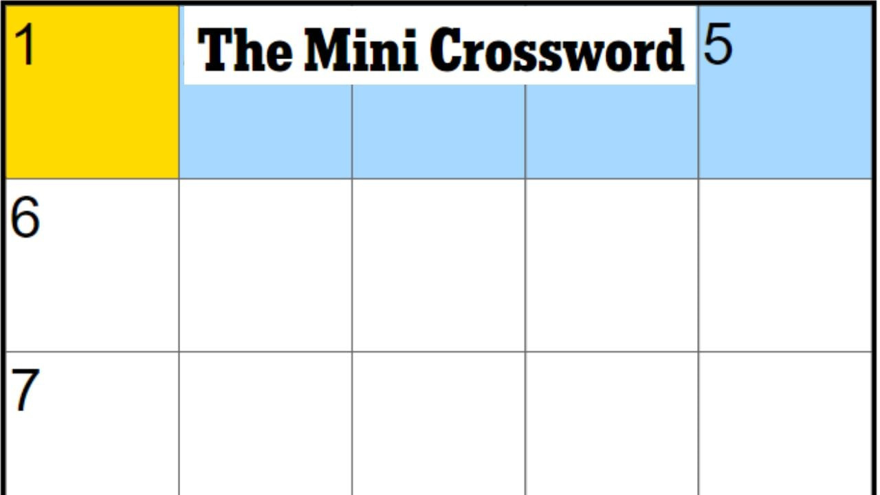 Curse Word Nyt Mini Crossword Clue Hints throughout NYT Mini Crossword Today Free Printable