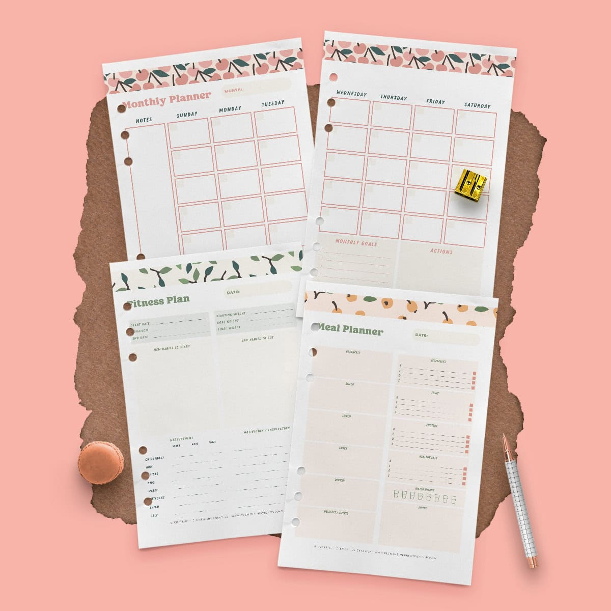 Cute Free Printable Life Planner Pdf To Organize Your Life pertaining to Life Planner Printables Free