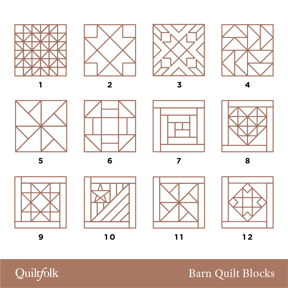 Diy Barn Quilt - Quiltfolk within Free Printable Barn Quilt Templates