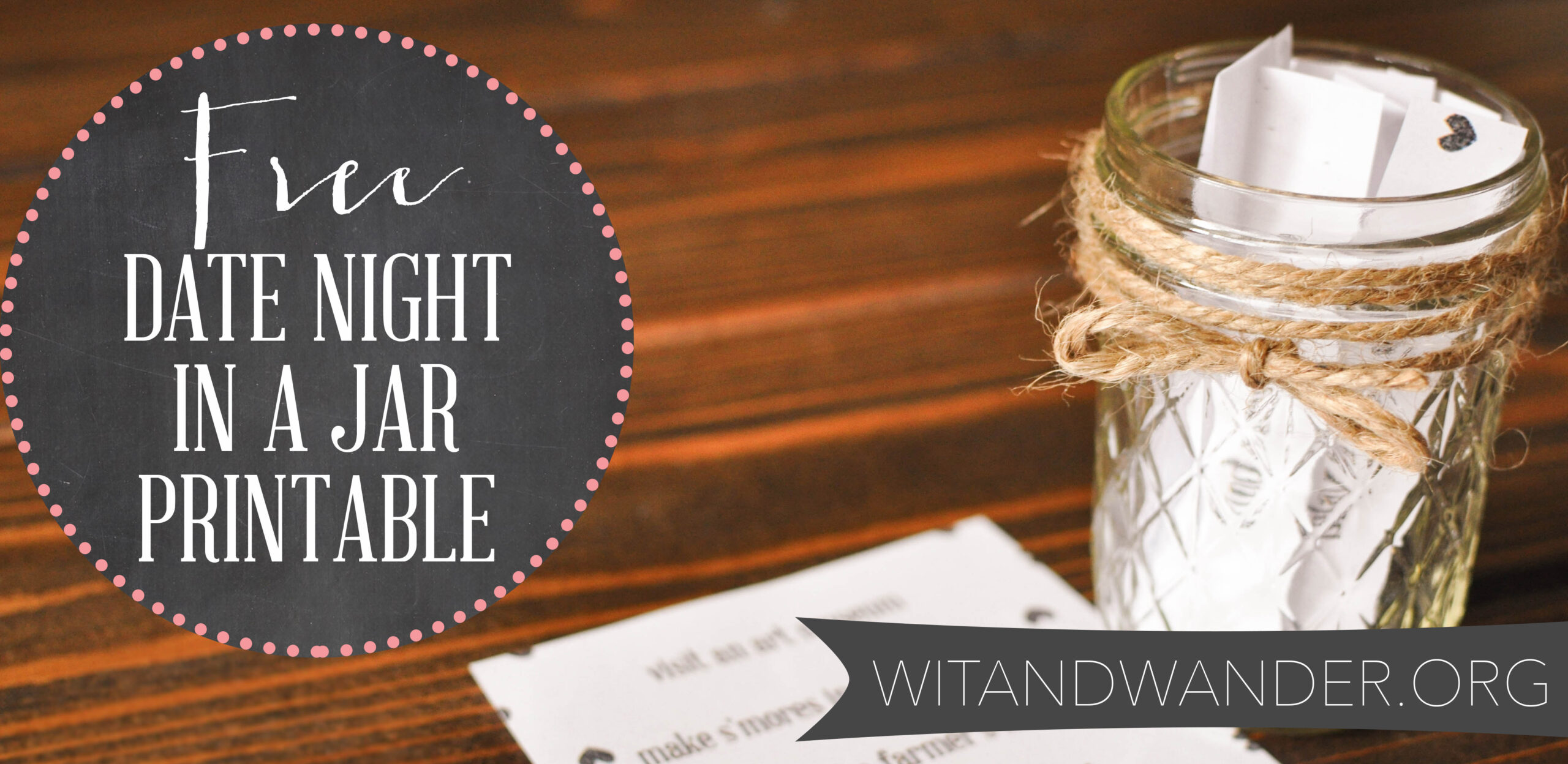 Diy Date Night Jar {Plus A Free Printable!} - Our Handcrafted Life within Printable Date Night Jar