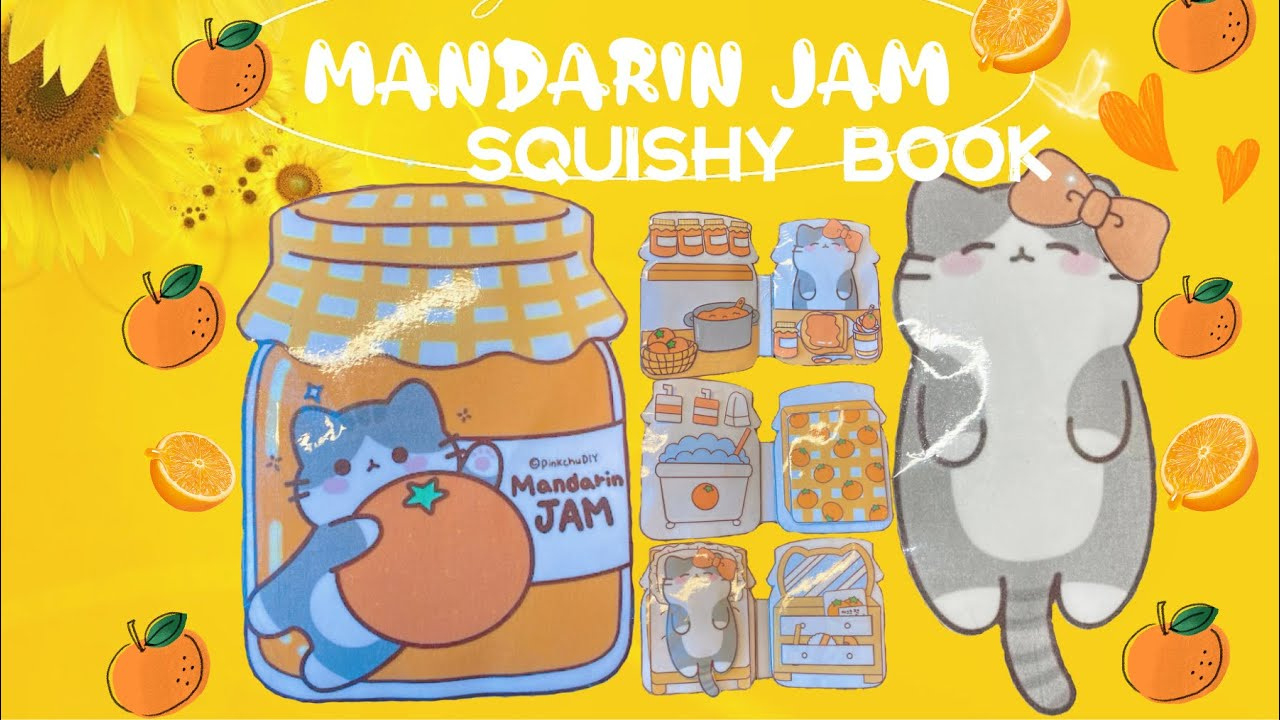 Diy Mandarin Jam Squishy Book - Youtube in Diy Mandarin Jam Squishy Book Free Printable