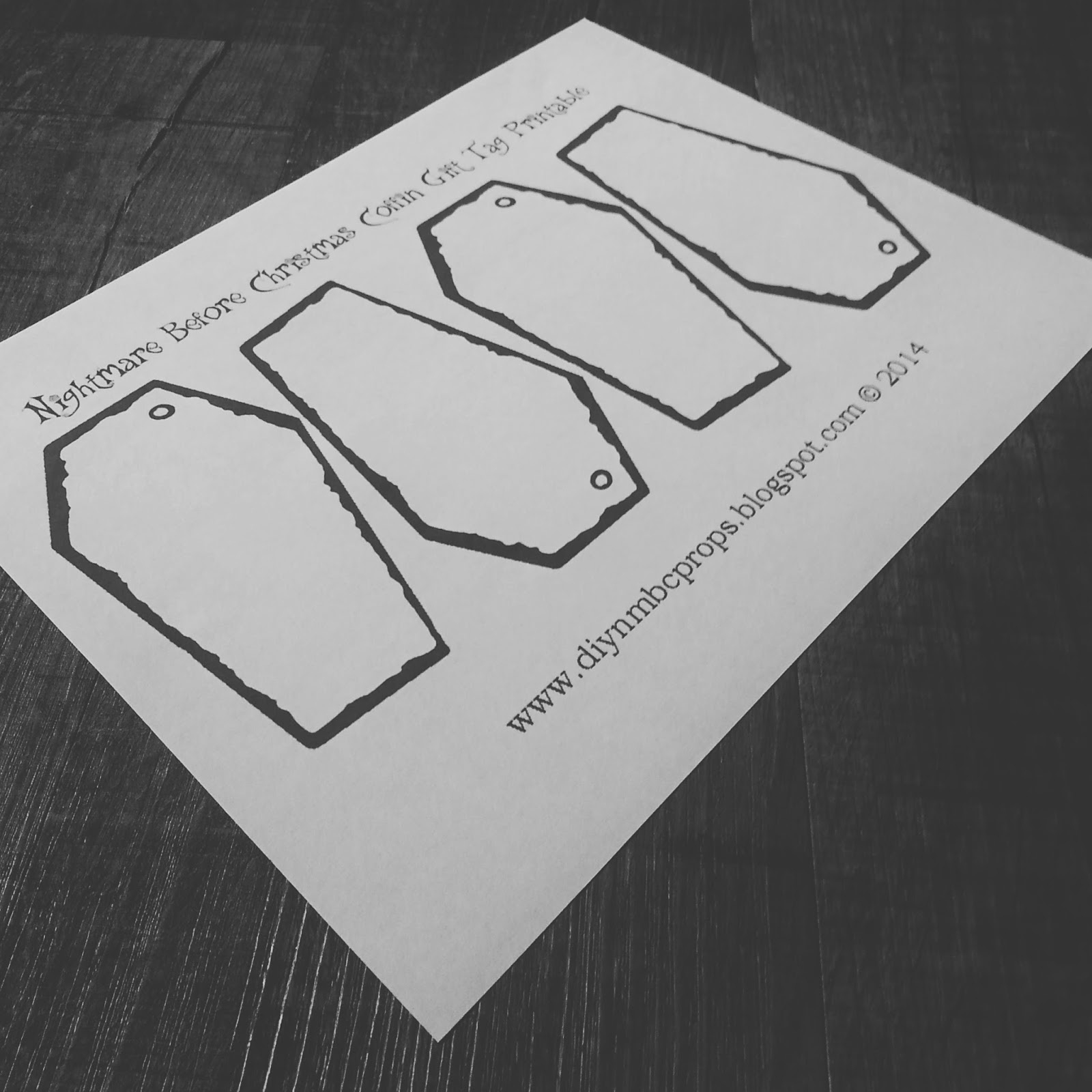 Diy Nightmare Before Christmas Halloween Props: Nightmare Before intended for Free Printable Nightmare Before Christmas Gift Tags