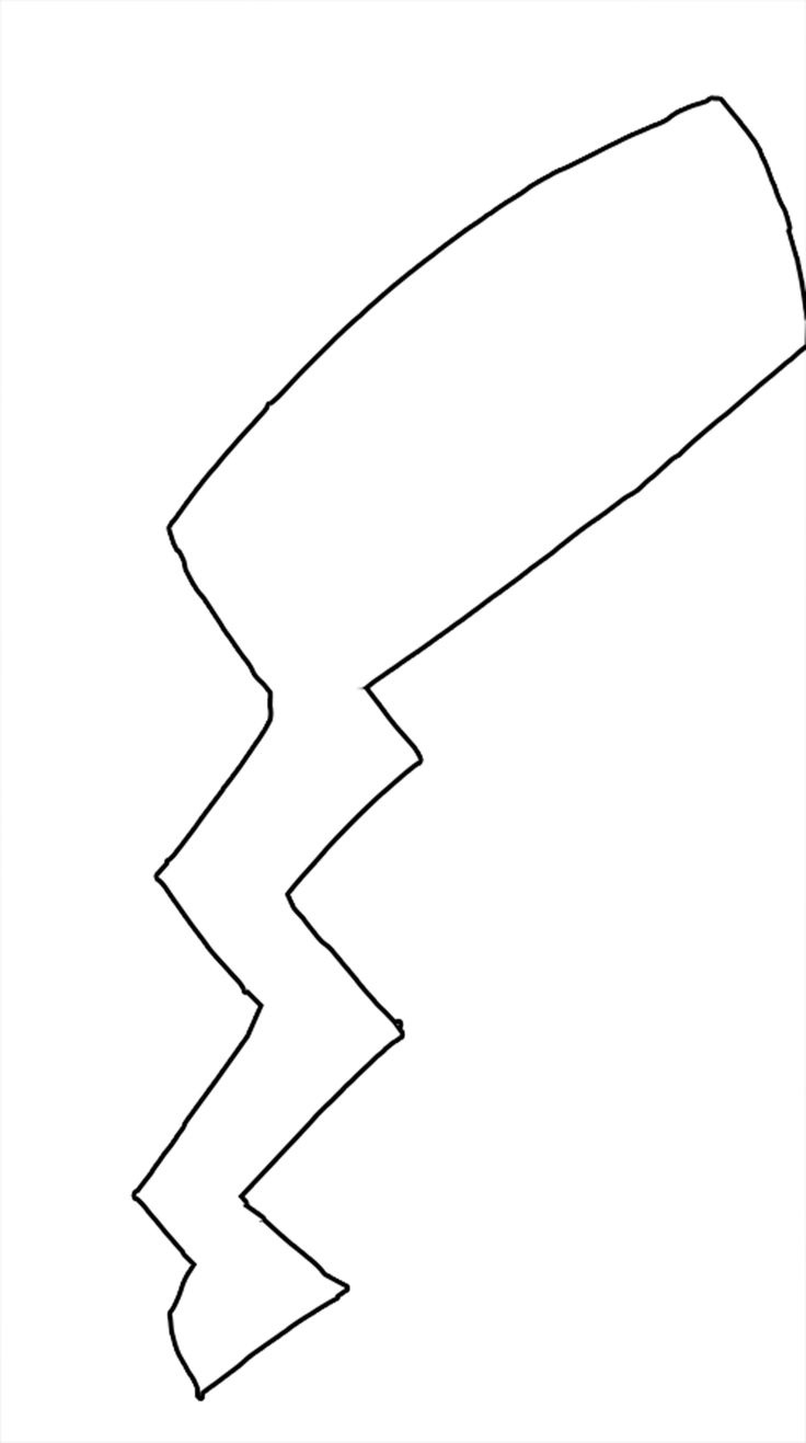 Diy Pikachu Halloween Costume! for Free Printable Pikachu Tail Template