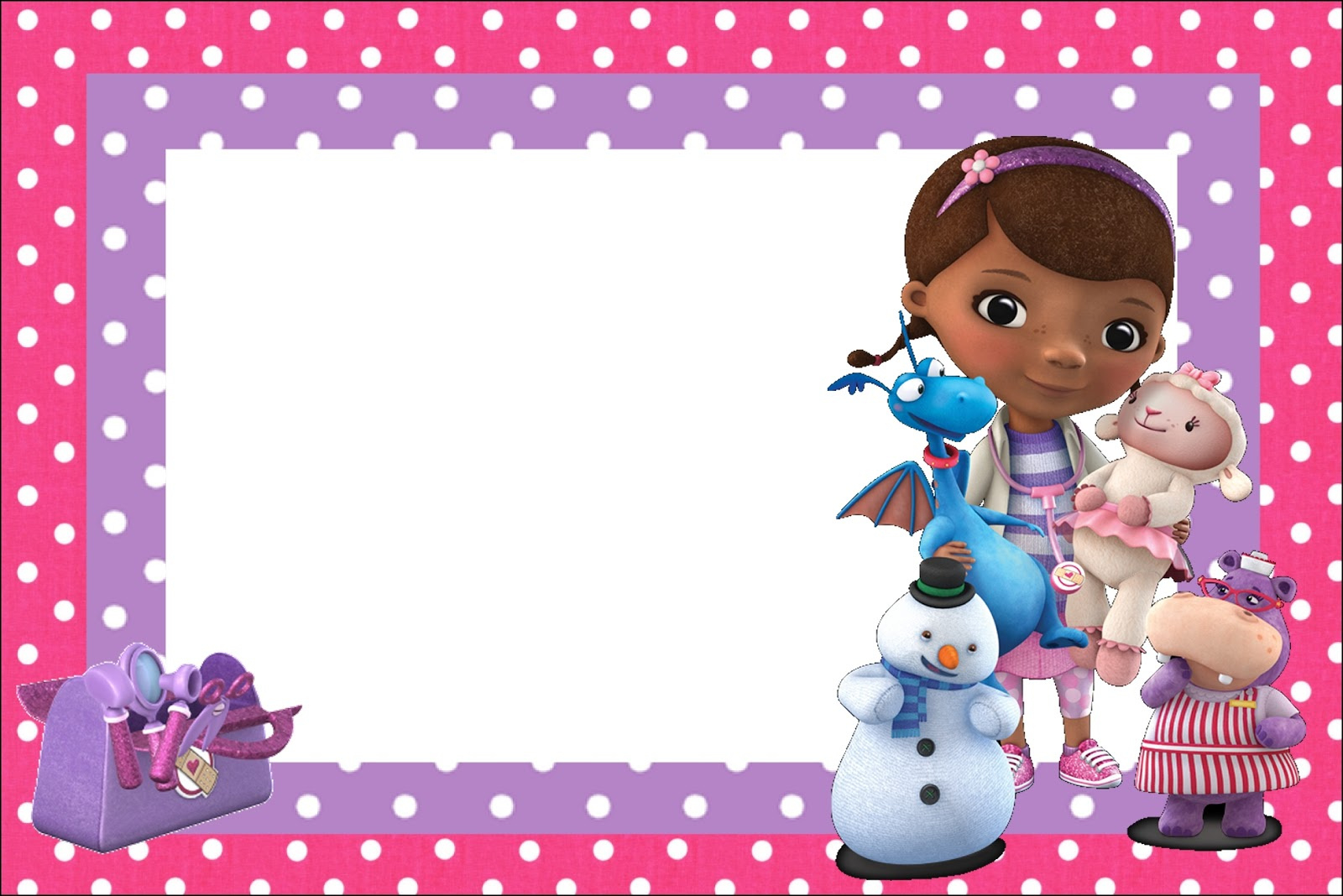 Doc Mcstuffins: Free Printable Invitations. - Oh My Fiesta! In English in Free Printable Doc Mcstuffins