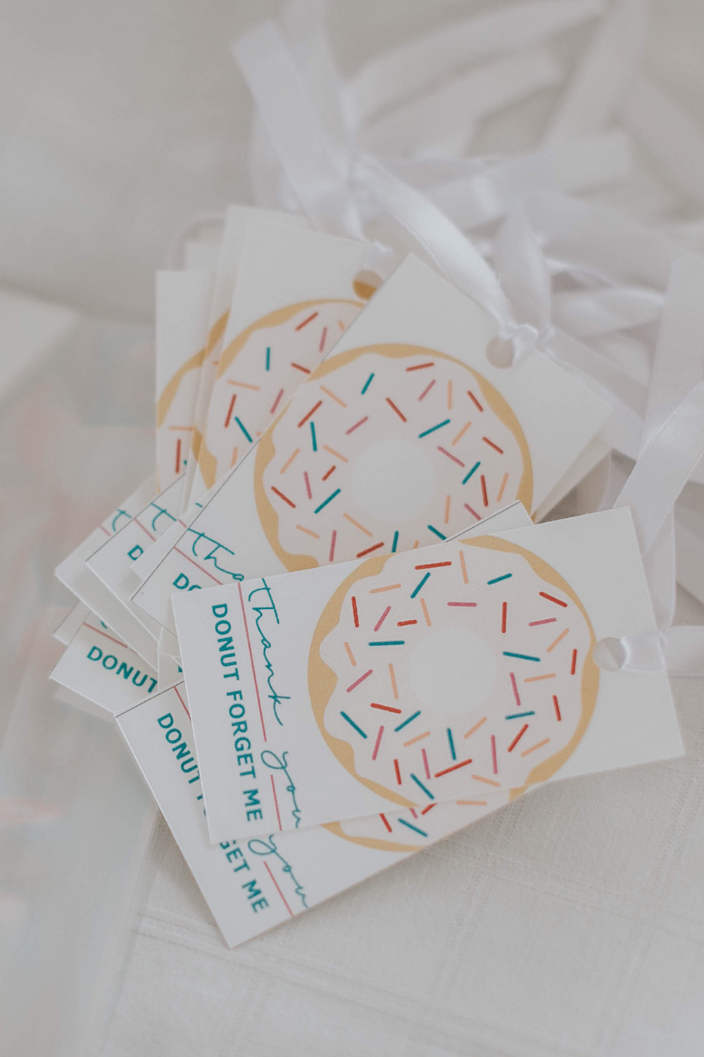 Donut Party Favour Tag Free Printable | Creative Wife And Joyful with Free Donut Party Printables