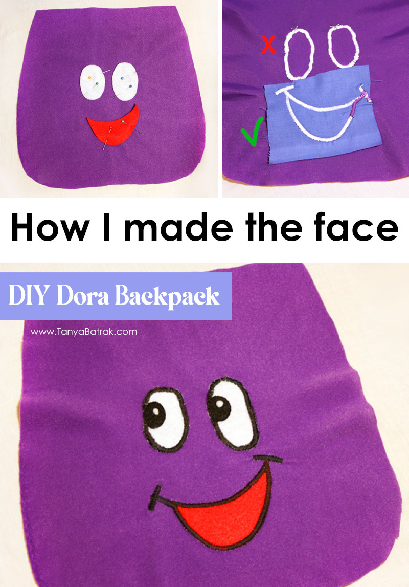 Dora&amp;#039;S Backpack with Dora Backpack Face Printable