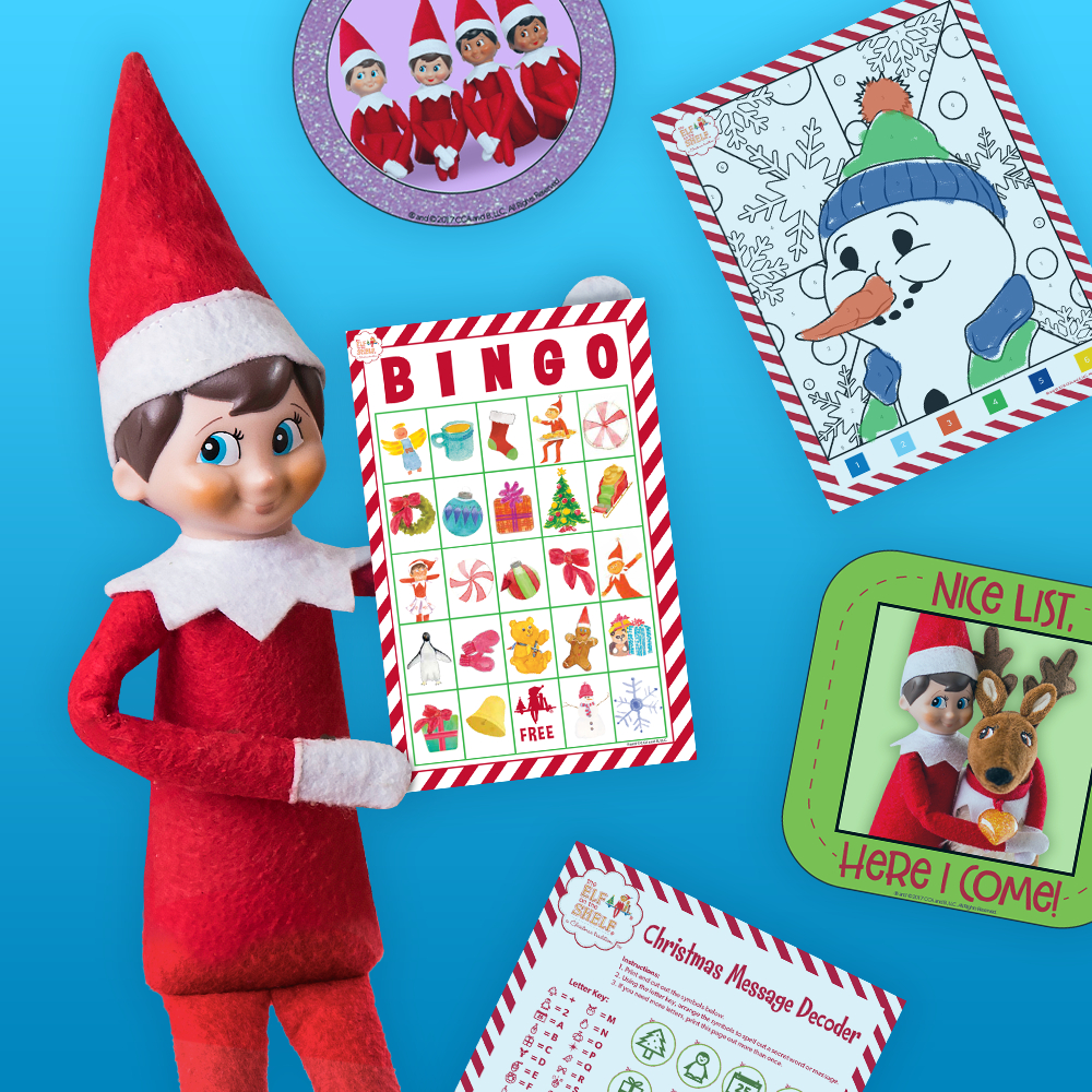 Download Printable Elf On The Shelf Activities | The Elf On The Shelf inside Elf on the Shelf Free Printable