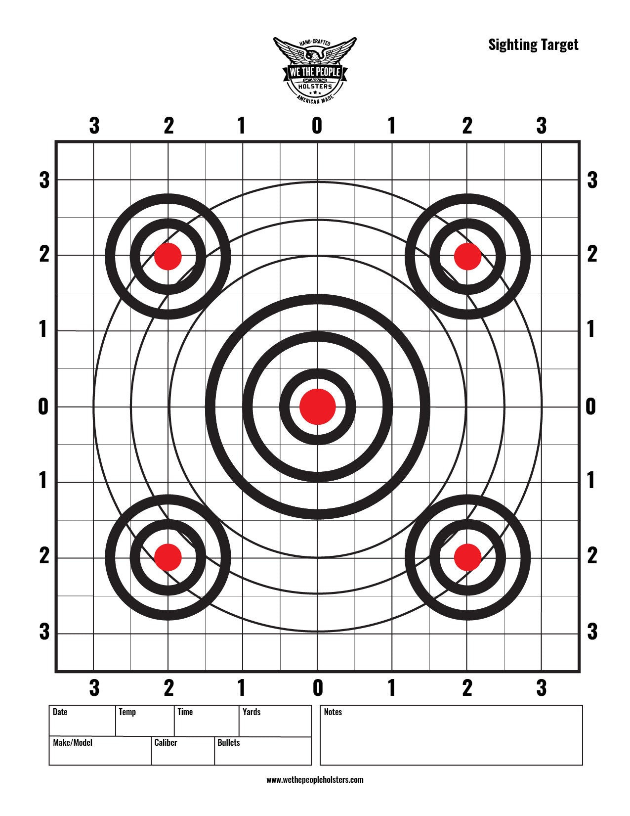 Downloadable Targets | Free Shooting Targets | Printable Targets with Free Rifle Targets Printable