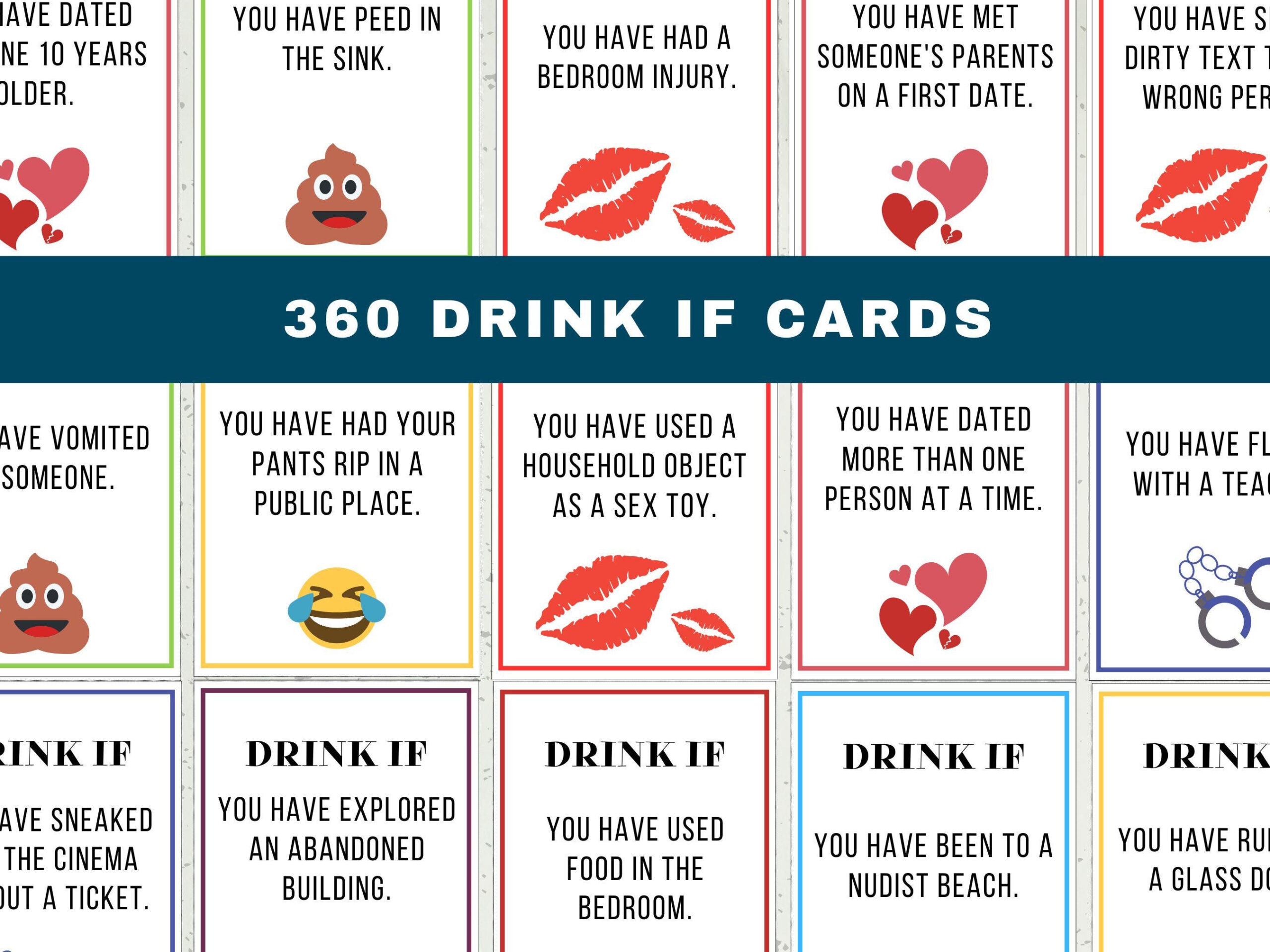 Drink If Card Game Drinking Game Printable Never Have I Ever Pdf pertaining to Printable Drinking Card Games