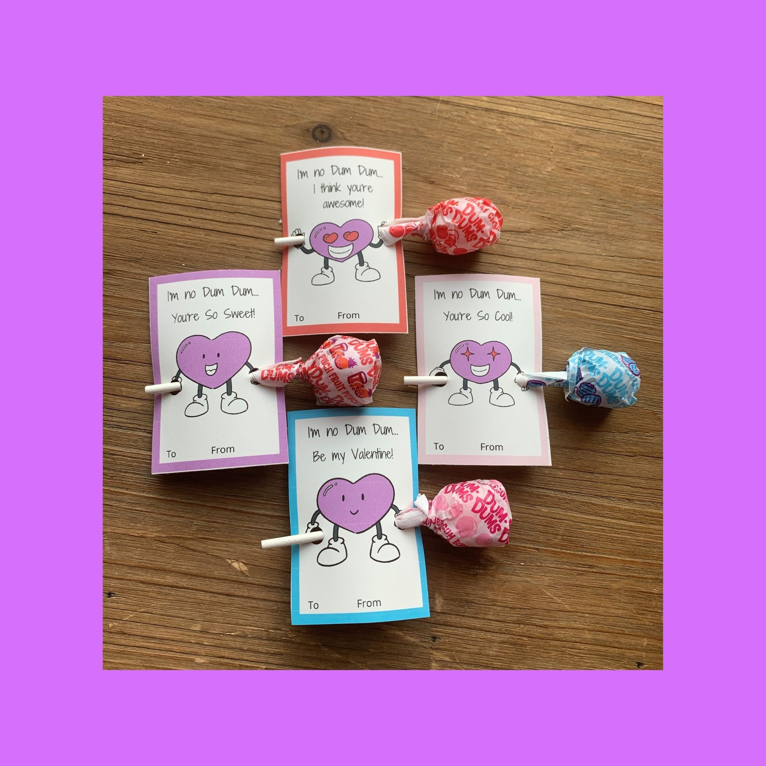Dum Dum Holder Valentine&amp;#039;S Day Cards / Printable Valentines with regard to Dum Dum Valentine Printable