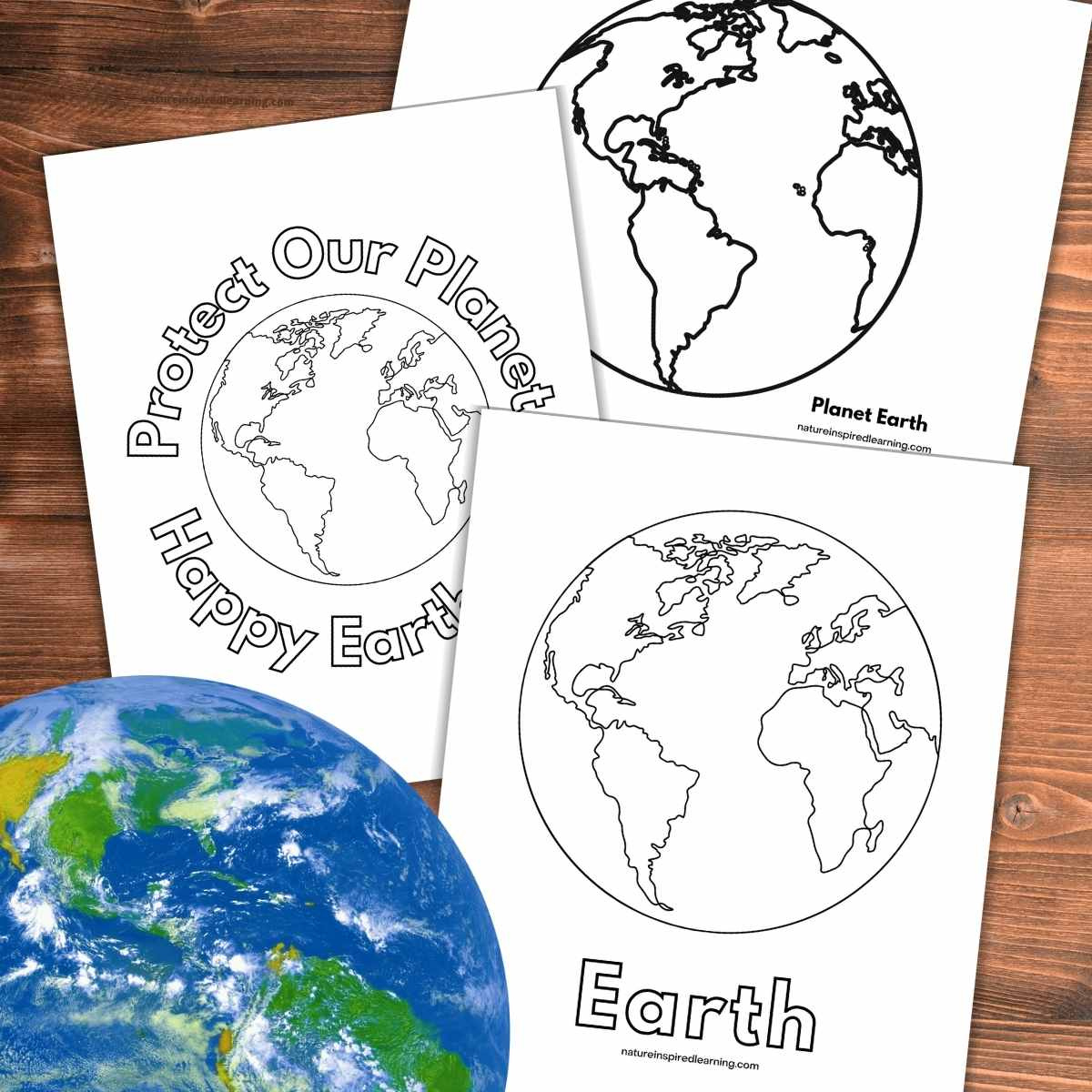 Earth Coloring Pages - Nature Inspired Learning pertaining to Printable Learning About Our World