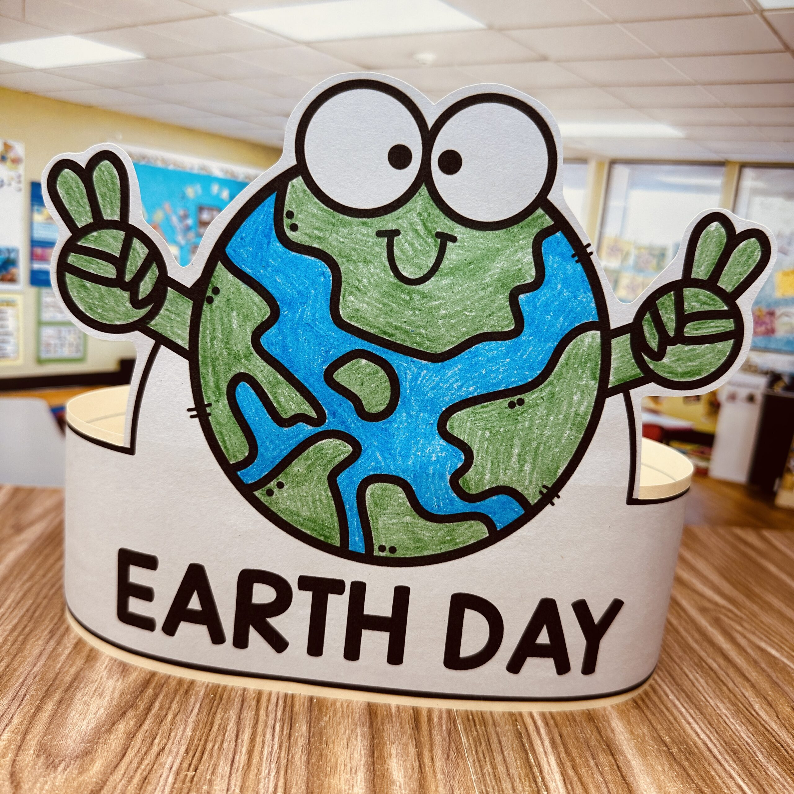 Earth Day Hat - Simply Kinder Plus pertaining to Earth Day Hat Printable