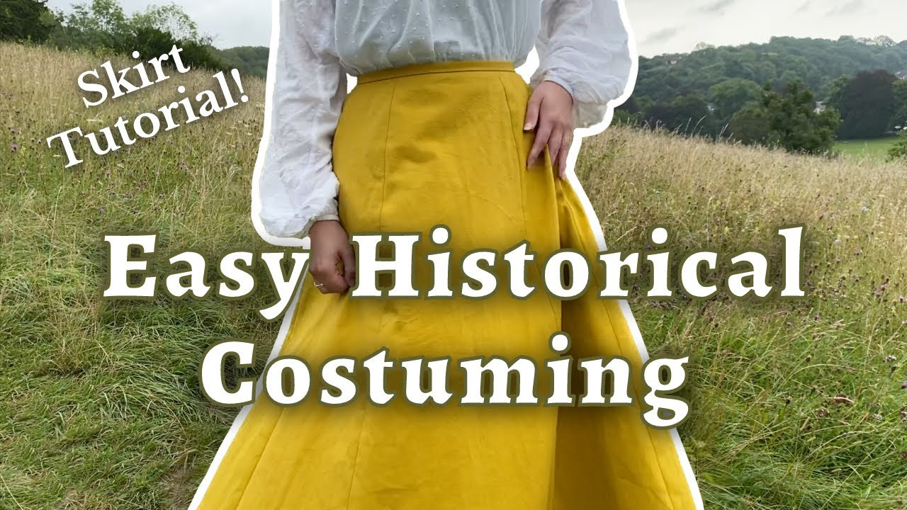 Easiest Walking Skirt Ever? Modern Sewing For Historical Costuming for Printable Victorian Walking Skirt Pattern Free