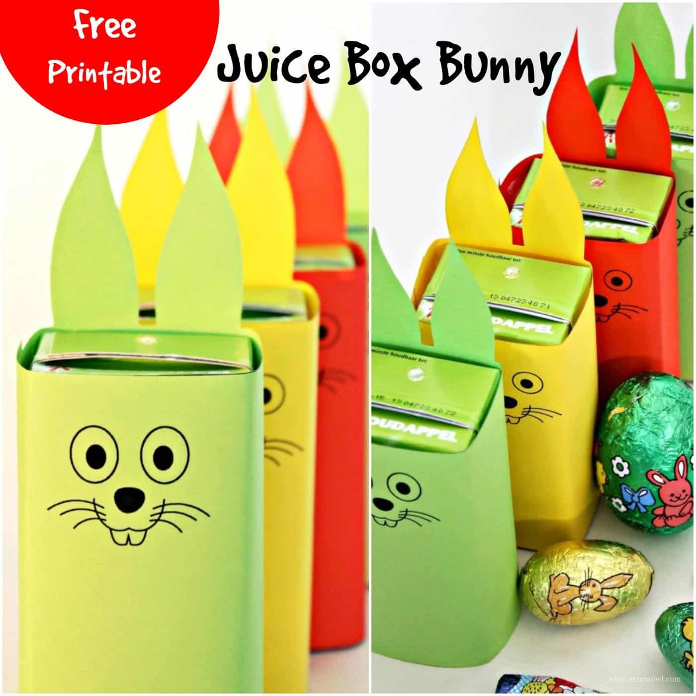 Easter Bunny Juice Box Free Printable - Emma Owl with regard to Bunny Juice Box Printable