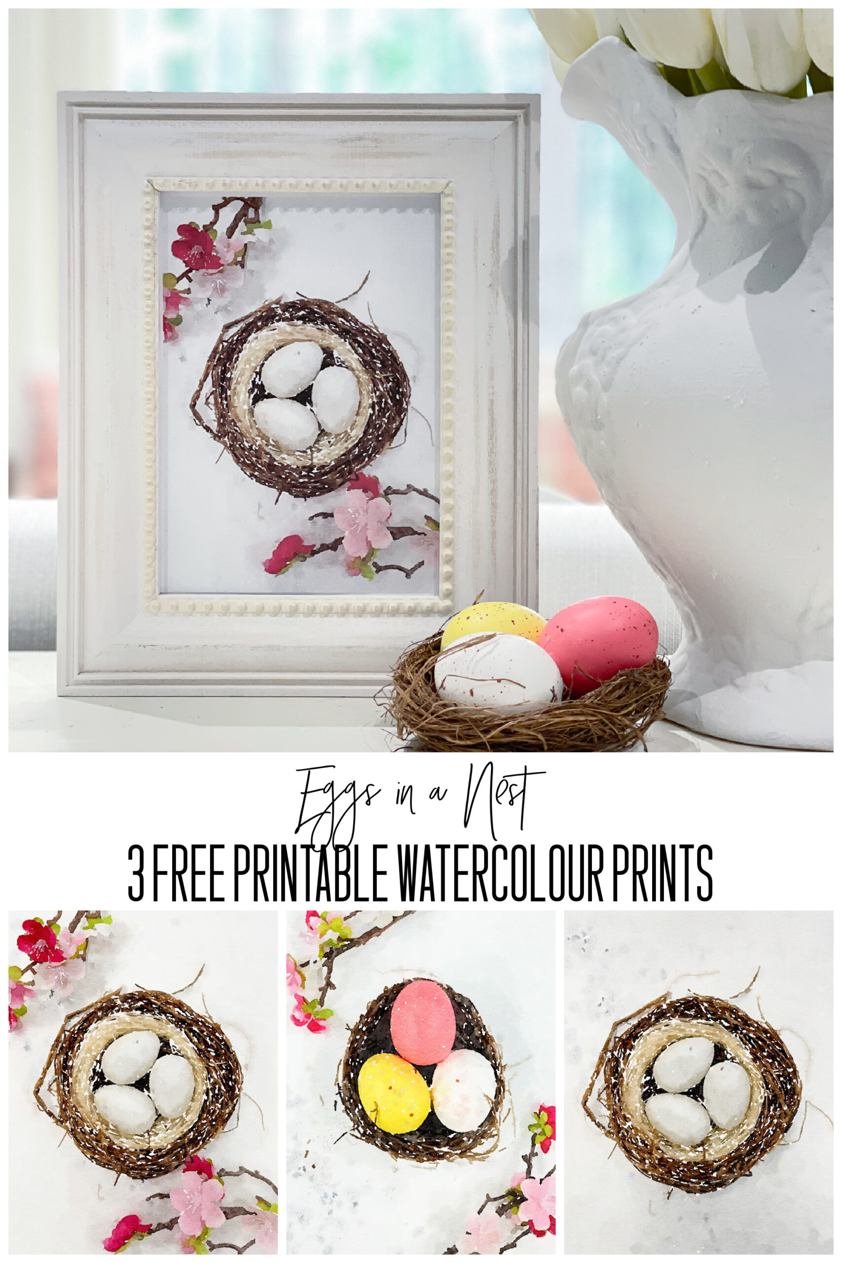 Easter Egg Printable | The Happy Housie for Free Printable Easter Decor