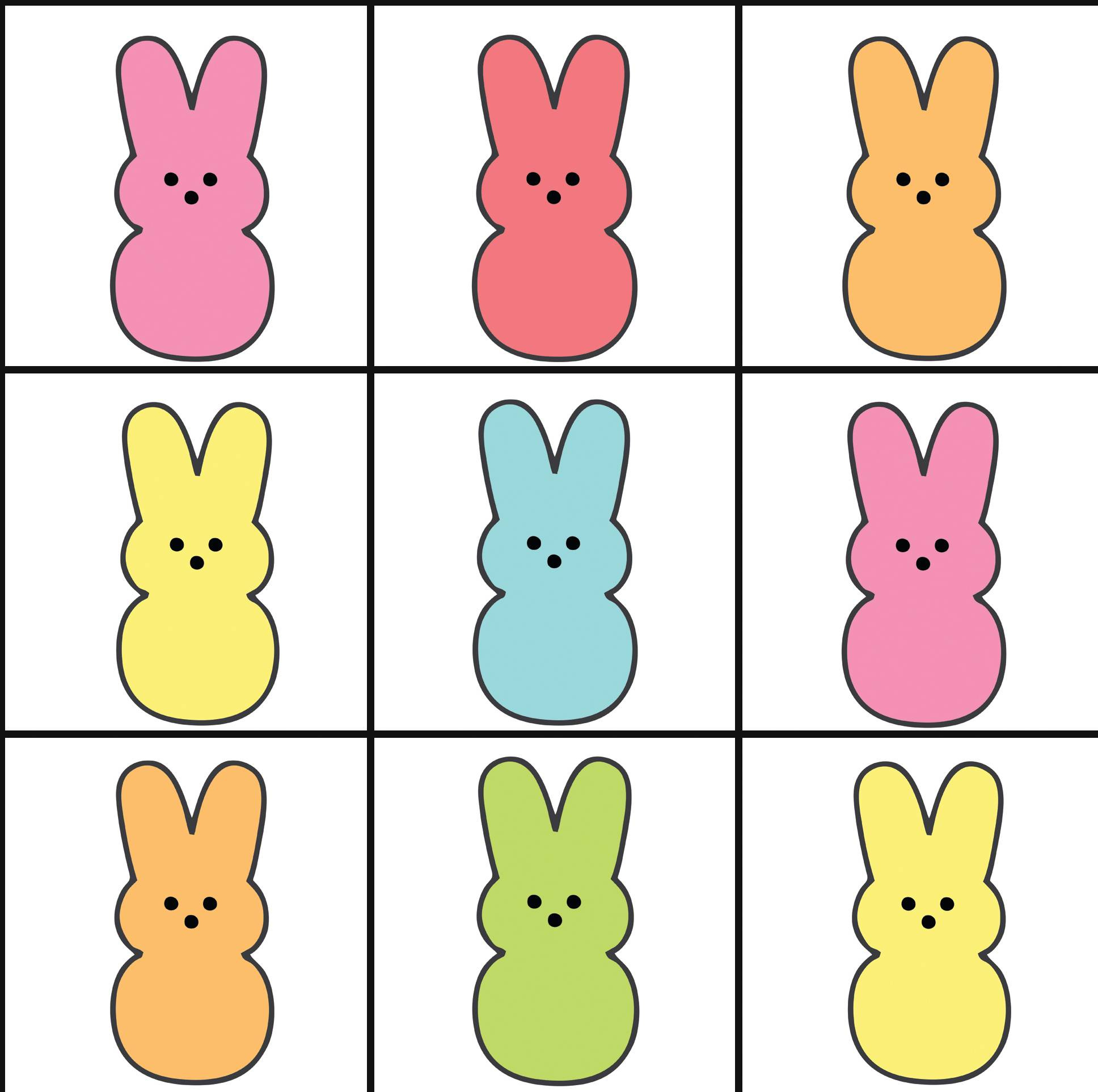 Easter Peeps Printables - Our Best Bites throughout Free Printable Peeps Template