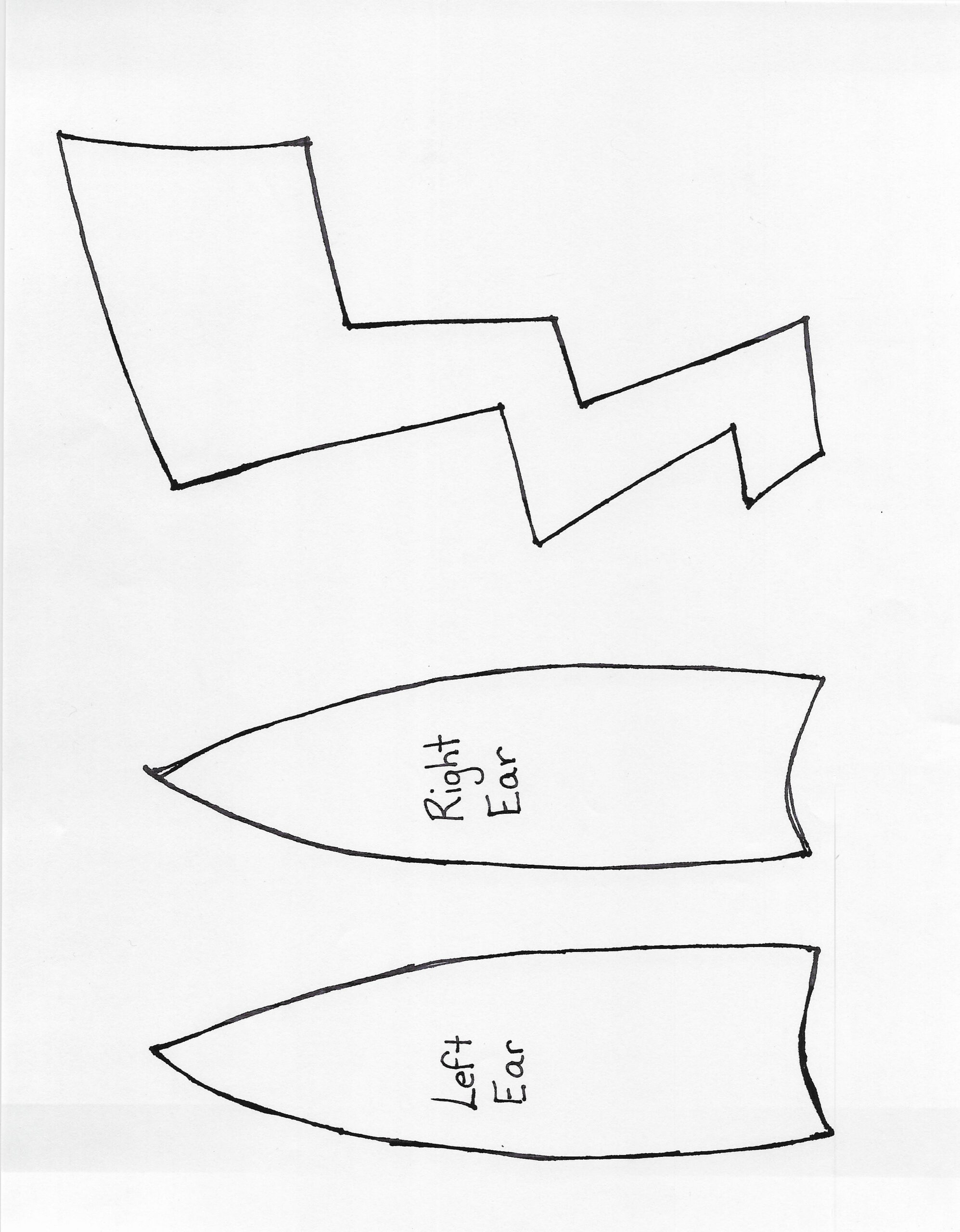 Easy Pikachu Pumpkin (With Printable Template) - Fun Money Mom with regard to Free Printable Pikachu Tail Template