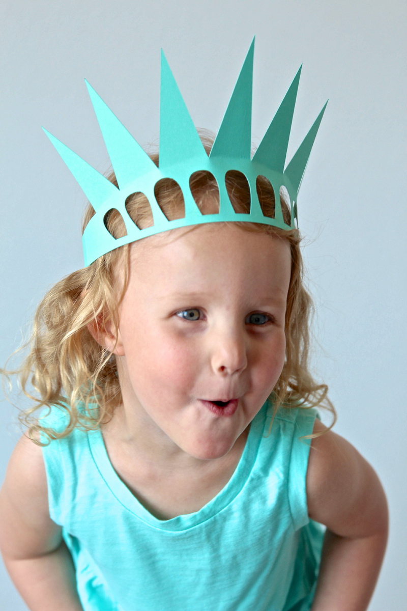 Easy Statue Of Liberty Crown - Paging Supermom with Printable Statue Of Liberty Crown