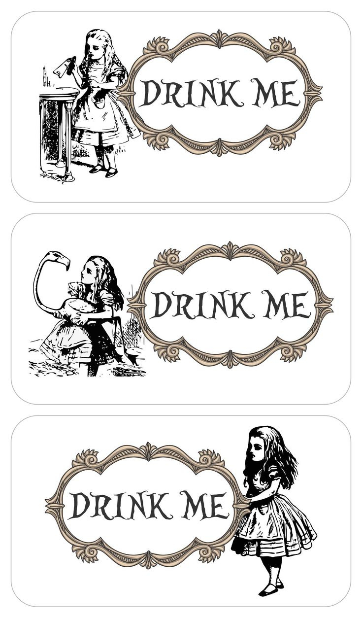 Eat Me Drink Me Templates - 13 Free Pdf Printables | Printablee intended for Free Printable Alice In Wonderland Drink Me Labels Printable